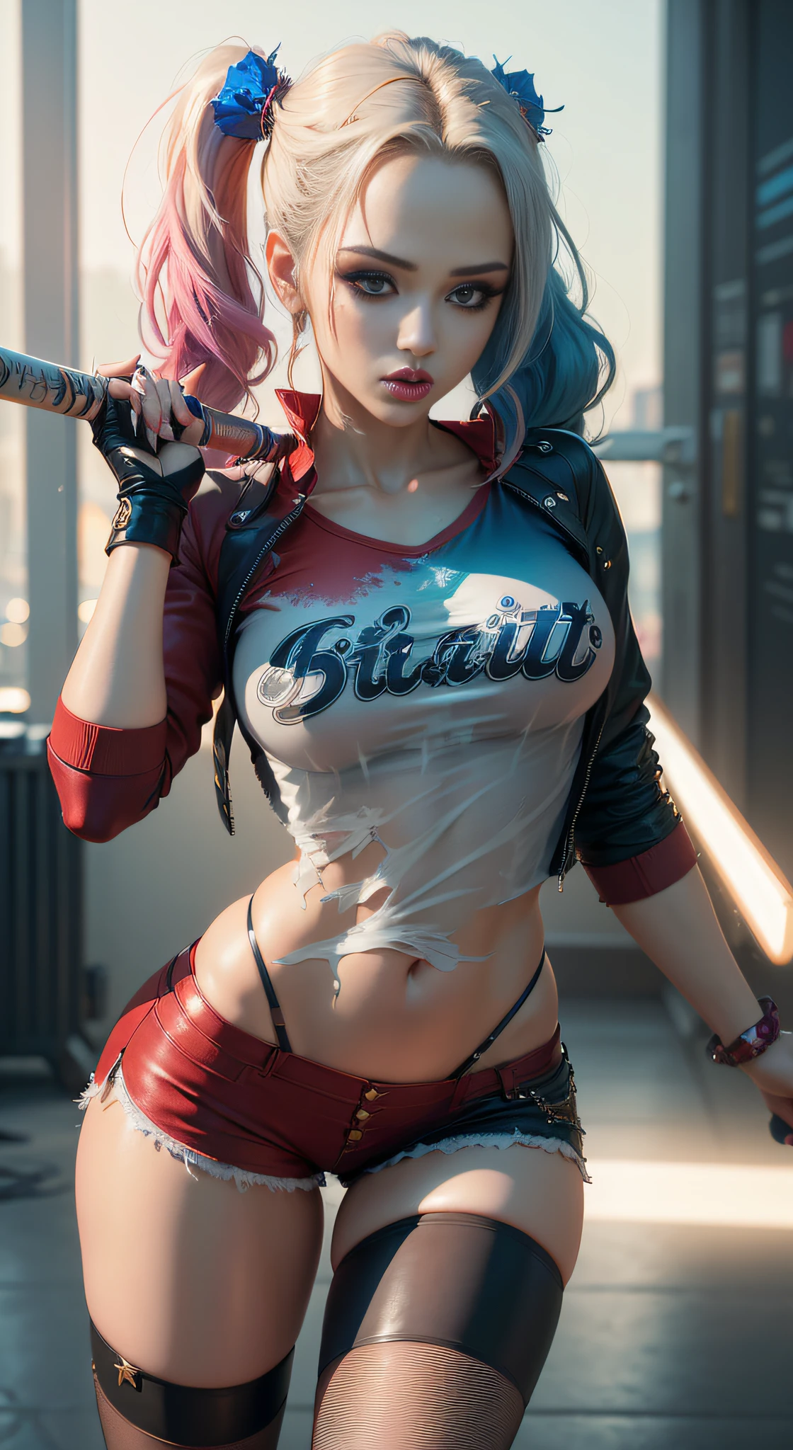 ((Masterpiece)), ((Best Quality)), (Very Detailed), (Very Detailed)), 4K, (8K), Best Quality, (Beautiful), (Visual Kei Fashion:1.3), Musician or artist with heavy makeup and flashy hairstyle or fashion, Confident posing, Beautiful face, Beautiful eyes, Lustrous hair, Goddess, Absurdity, Unreal Engine, octane lender, attractive lights,