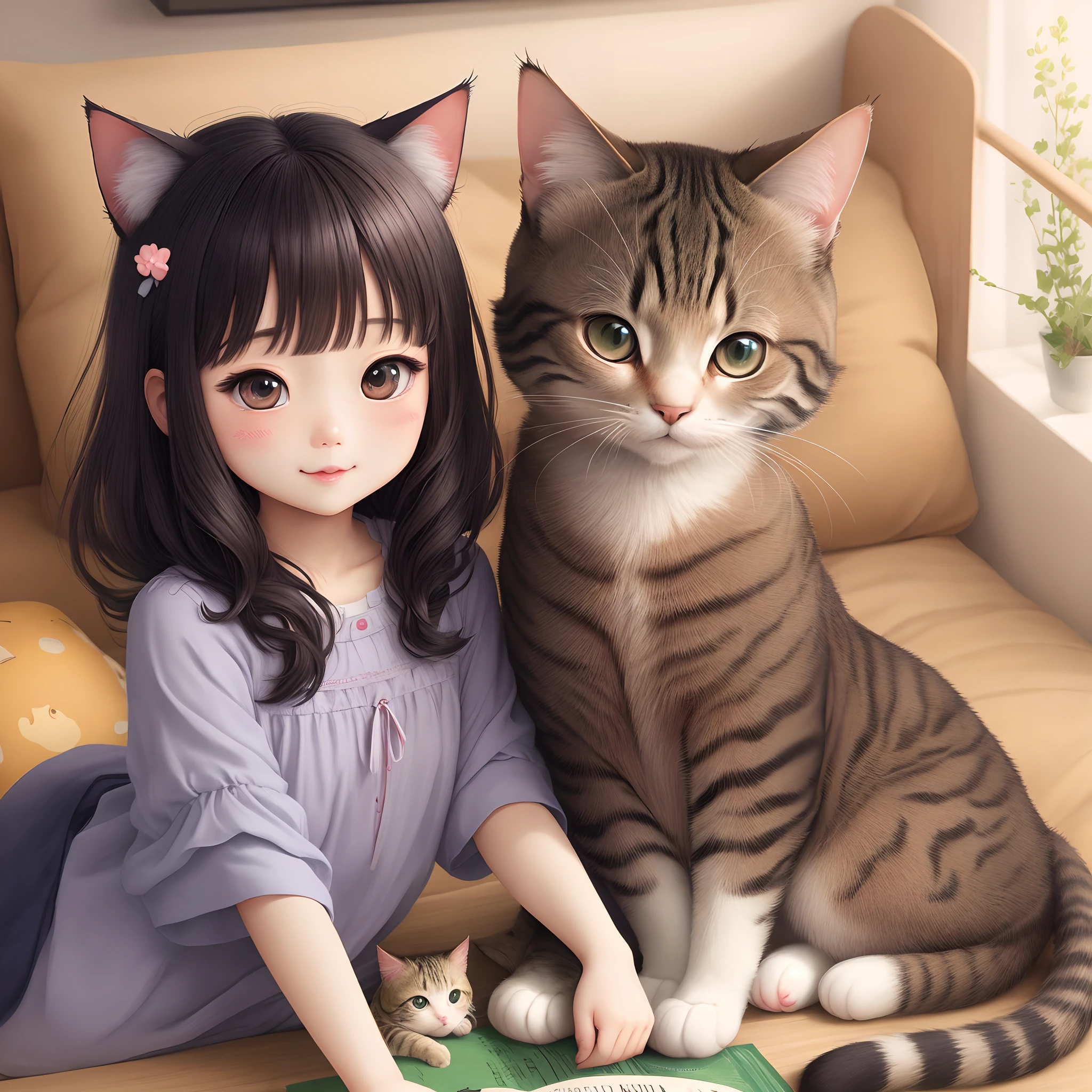 kawaii、catss、illustratio、