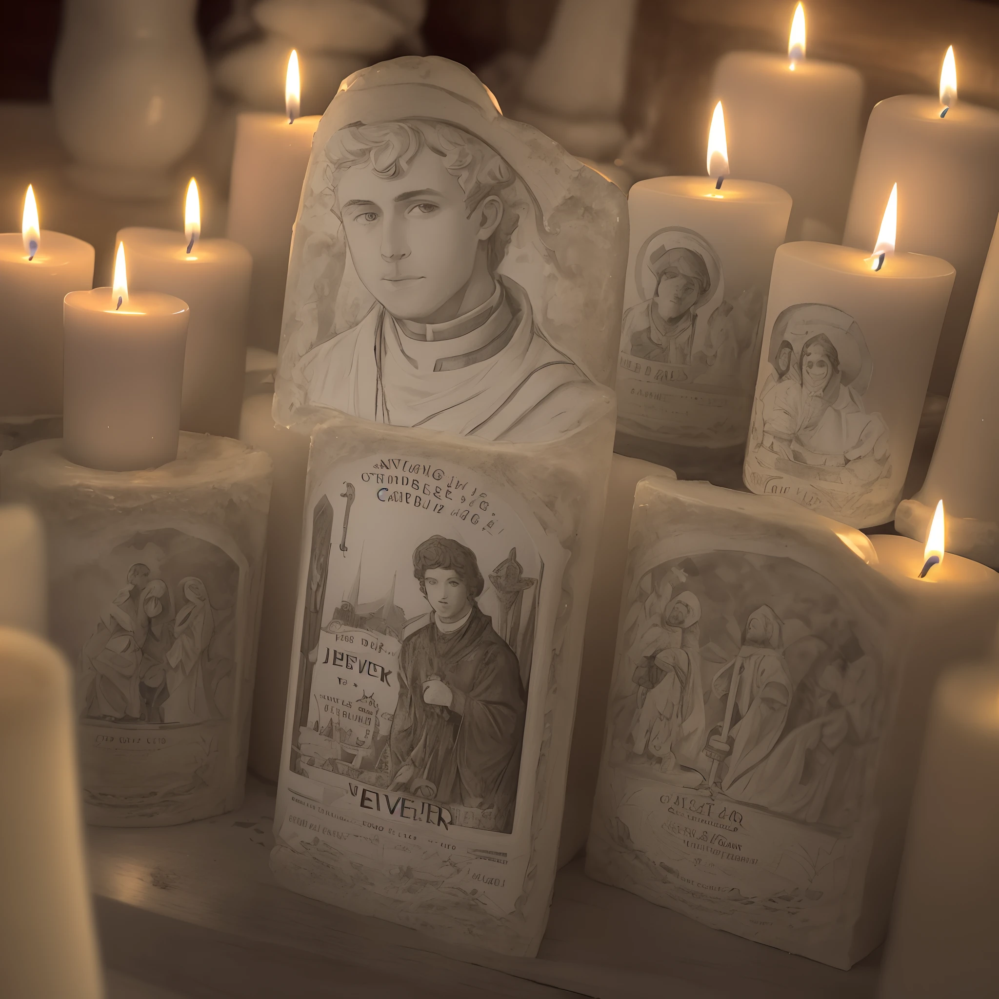 EddieVR of The Boys as a Catholic Candle