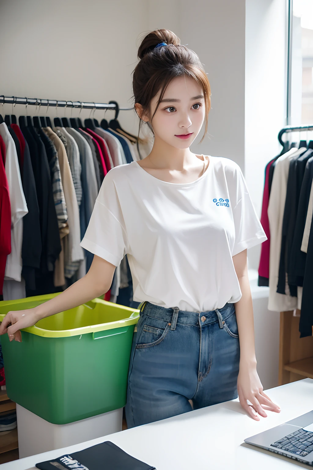 A piece of humor,A kind heart,Join our used clothes recycling drive,Create new stories and fashion together。