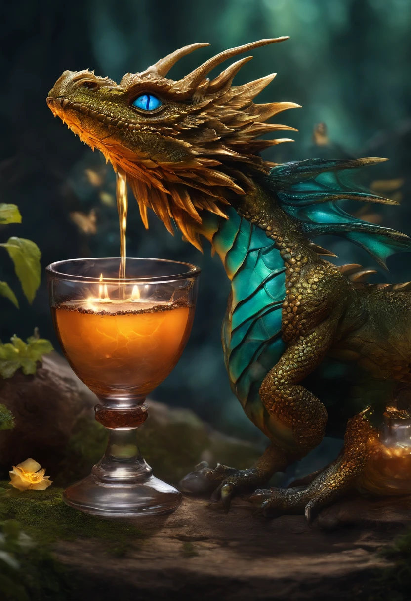 Transform into any creature you desire with a single sip of this magical potion. From majestic dragons to tiny insects, the power of shape shifting is now in your hands."