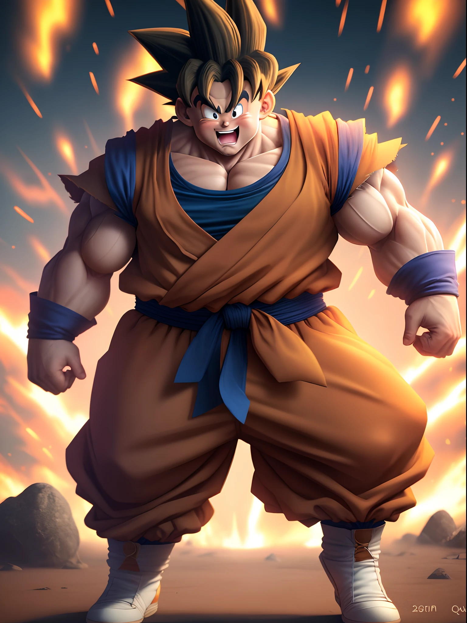 Fat qon goku