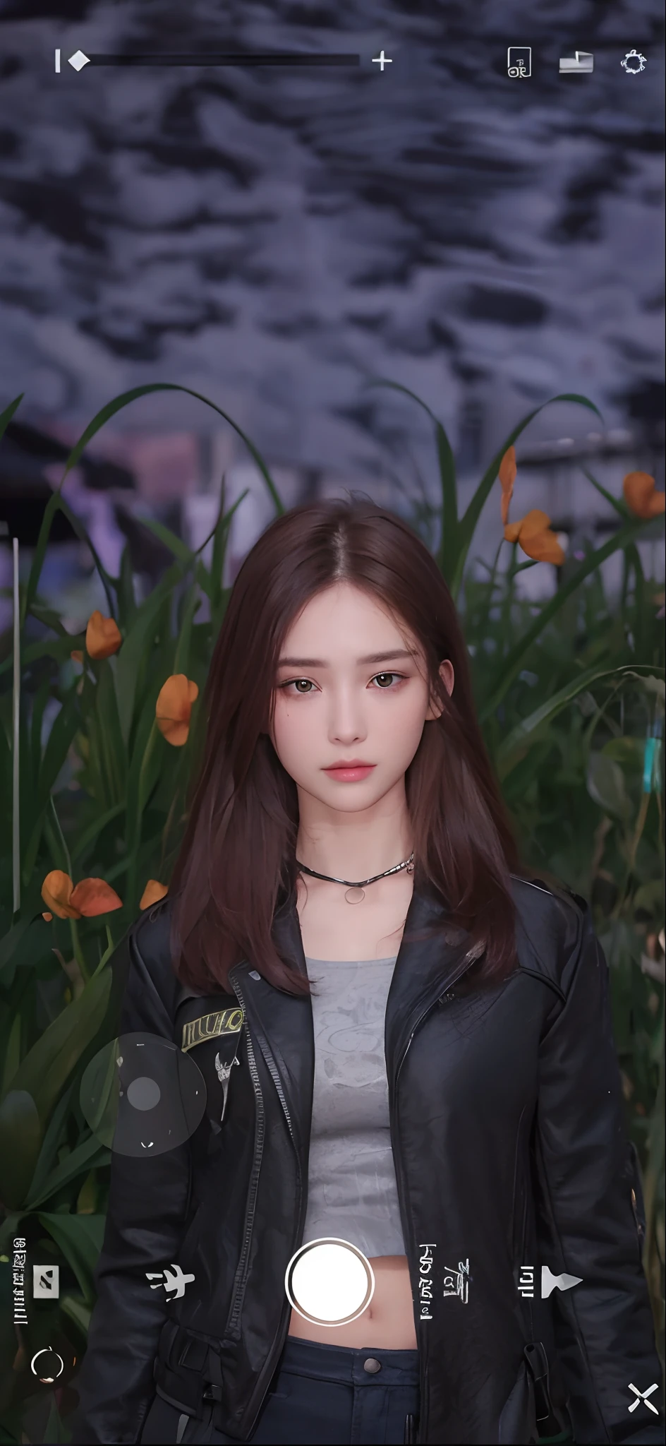 ((Realistic lighting, top quality, 8K, Masterpiece: 1.3)), Clear Focus: 1.2, 1 girl, Perfect Body Beauty: 1.4, Slim Abs: 1.1, ((Dark Brown Hair, Big: 1.3)), (Accelerate: 1.4), (Outdoor, Night: 1.1), Street, Ultra Slender Face, Fine Eyes, Double Eyelids, Exposed Cleavage, Incredibly Absurd, Messy Hair, Floating Hair,