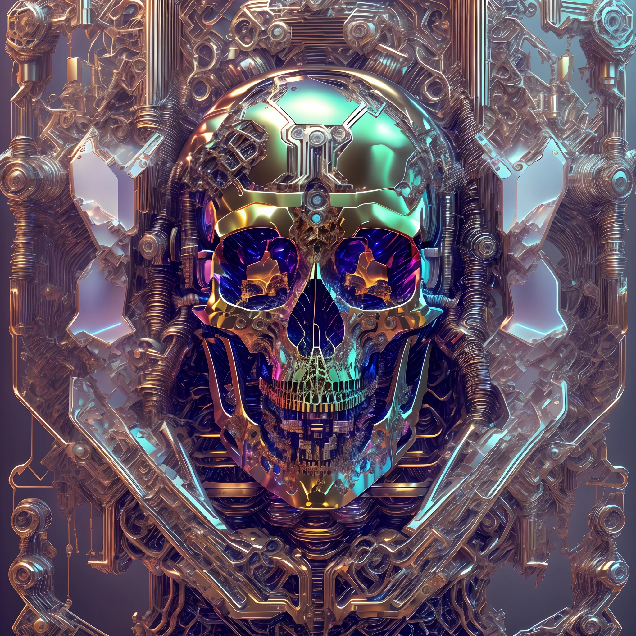 object,(It's just a skull),(No Man), (1 complex magic skull crafted by Gundam mech,Mechanical skull,The entire skull is made of titanium alloy and ruby,The sense of sci-fi is from start to finish,Metallic ice texture details,Process manufacturing in mechanical technology of the future,metallic luster,Icy mechanical line beauty,Cyberstar Technologies manufactures the skull), Simple sci-fi background, luxury goods,Positive image, product-view, solofocus,(tmasterpiece), high qulity,1.4 times real,Best quality