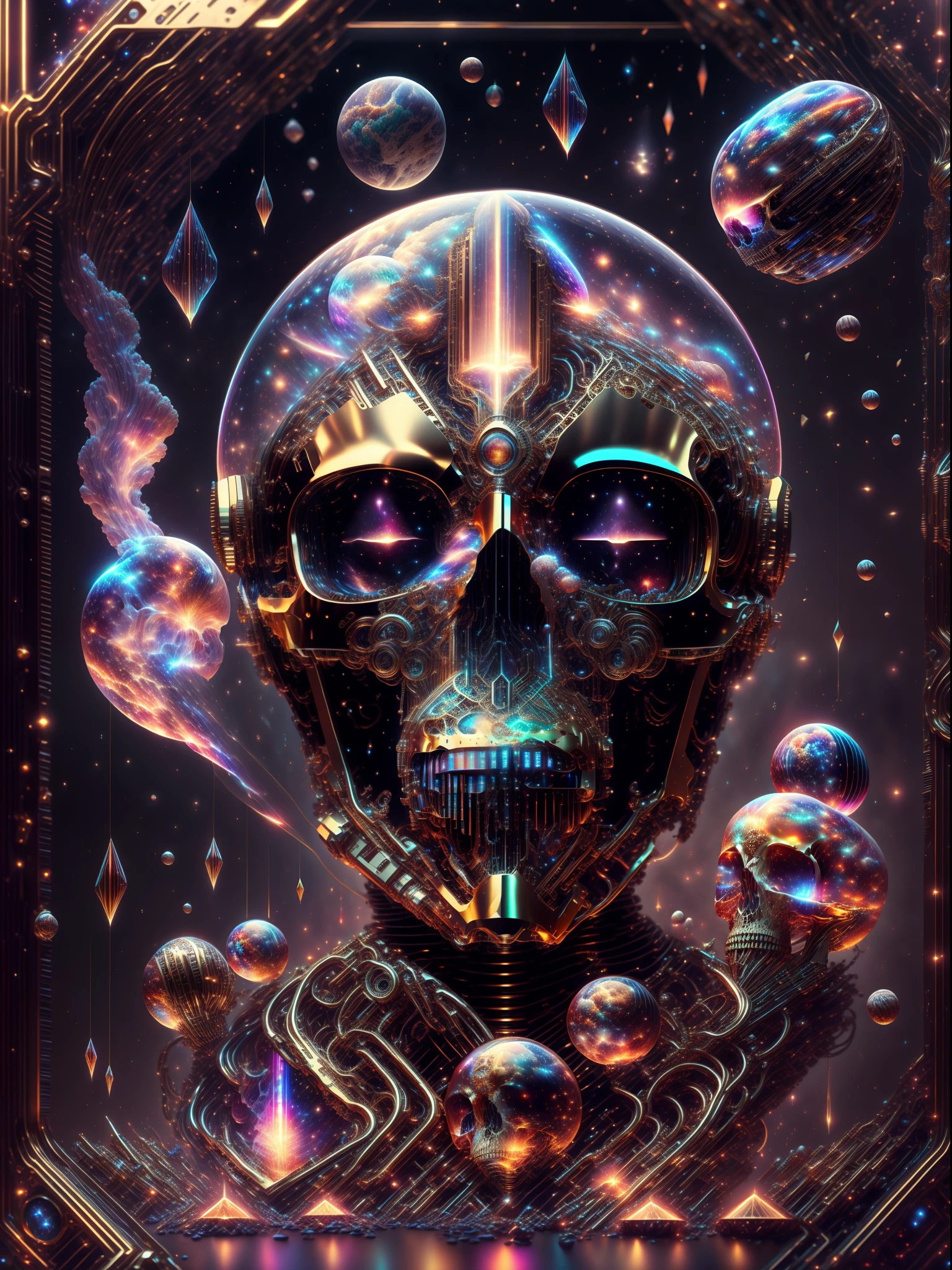 tmasterpiece, beste-Qualit, Art Station, 1 Extremely detailed mechanical planet, Gears, Nuts, Bolts, Perfectly proportioned, Continental Compliance, ultra realistis, black backdrop, galaxy, Endless Lights, Strewn with fine flash details, 8K, 真实感, The vibrant, luminescent, Exciting, hyper-detalied, The vibrant, Filmic, Environment Occlusion, chromatic aberration.