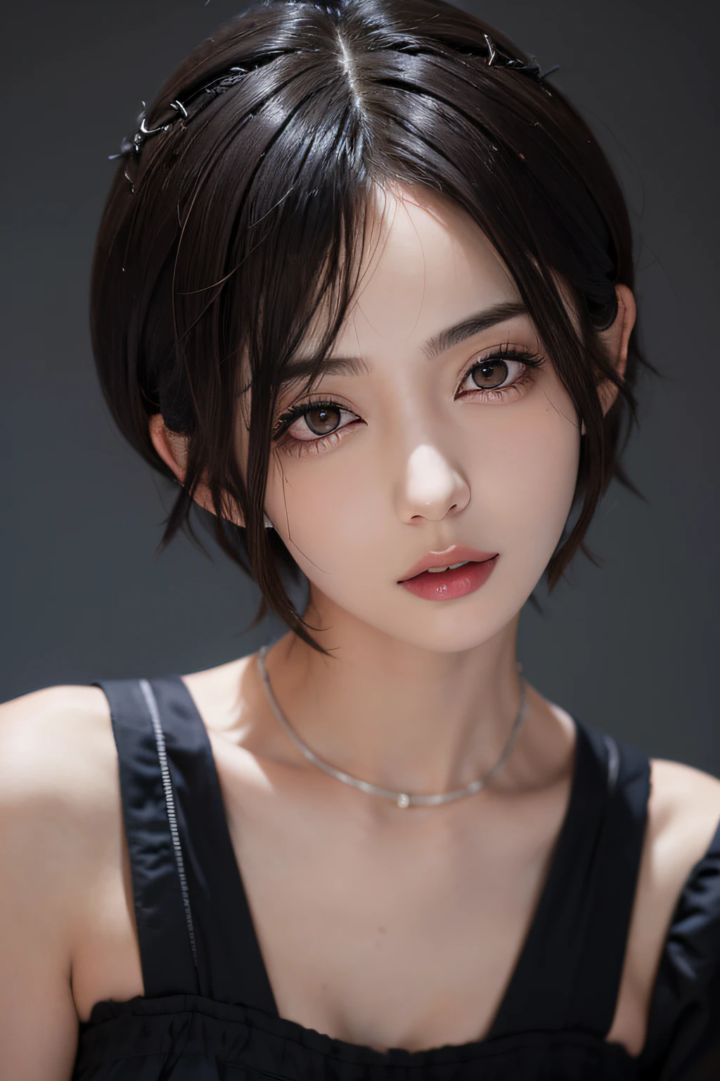 (((Evangelion, Tight plug suit))), beautiful girl, Beautiful small face, Short Hair, Small breasts, Slender body line, Ultra-detailed, ((Professional photography techniques, Cinema Lighting)), (Detailed eyes and face:1.4), (Highest quality, 8K, masterpiece:1.2, RAW Photos), Reality:1.4, (Gaze at the viewer:1.3), blush, Small and beautiful hands, (Smooth clavicle:1.2) 