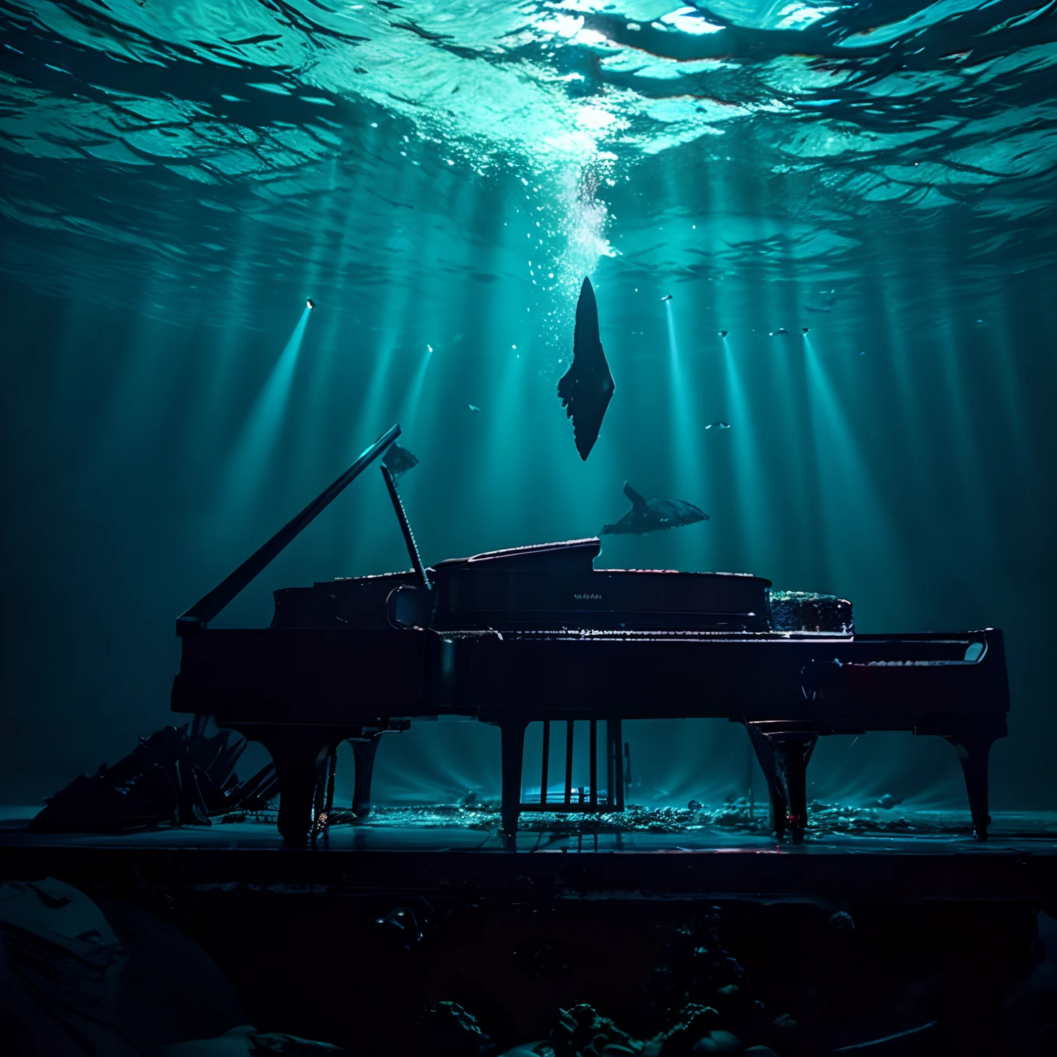 abyssal Dark deep sea piano Deep sea The Darkness Decayed
