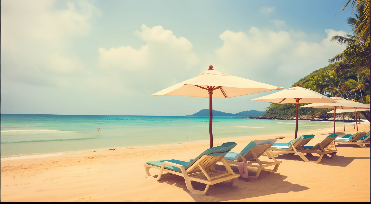 Tropical beaches and oceans