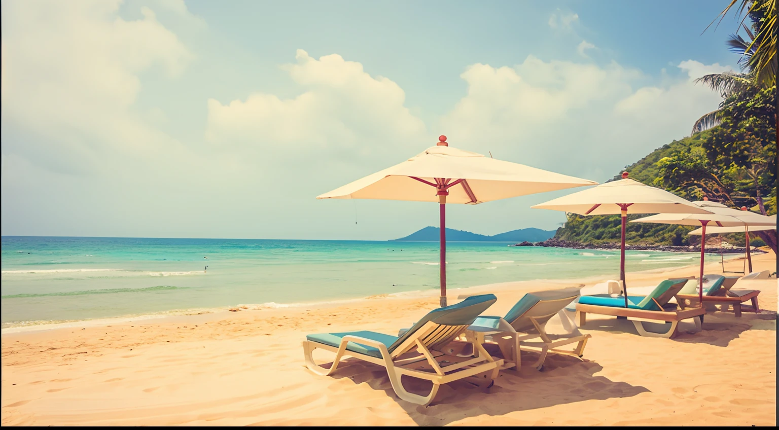 Tropical beaches and oceans