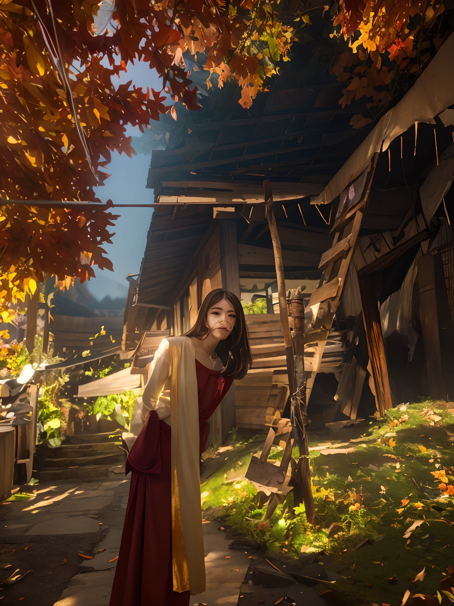 Change The Charector into a Anime Realistic Beautiful Face, Change The Background Into A Beautiful nature,8K Resolution Realistic Face