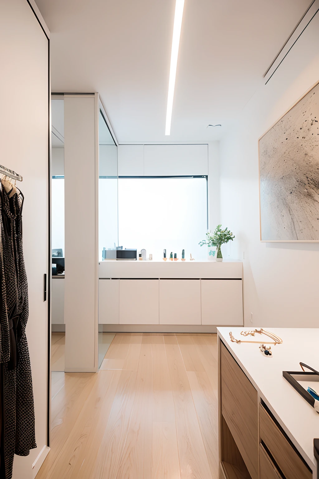 An original jewelry studio with modern minimalism