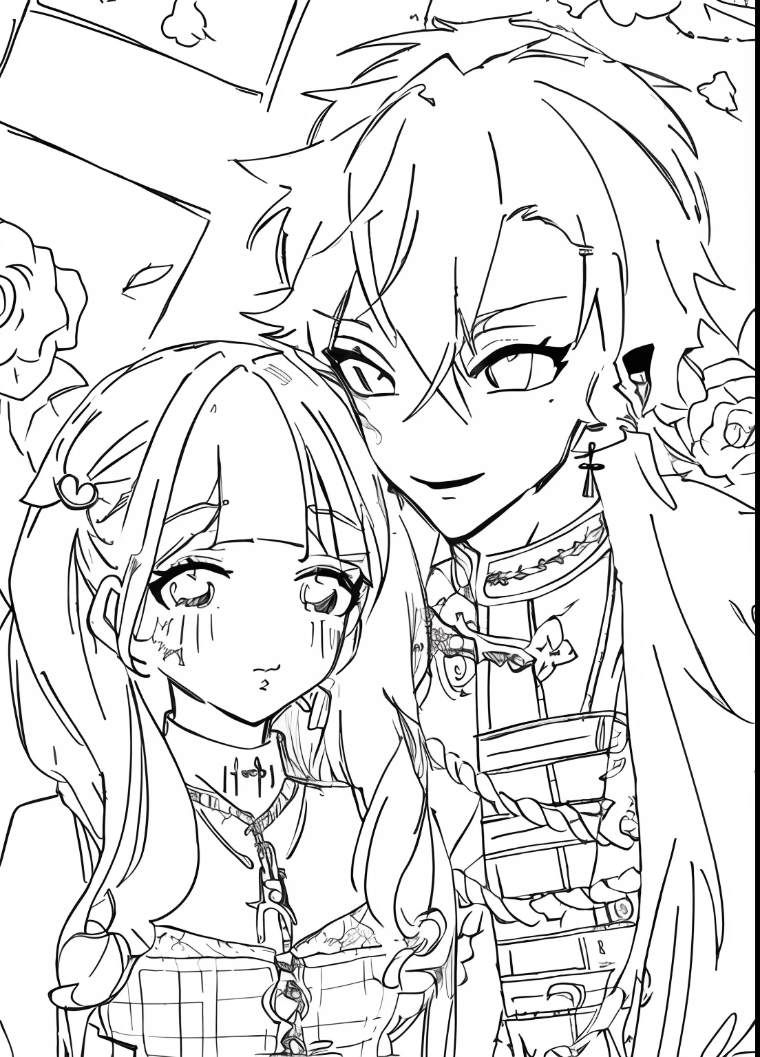 a girl and a boy