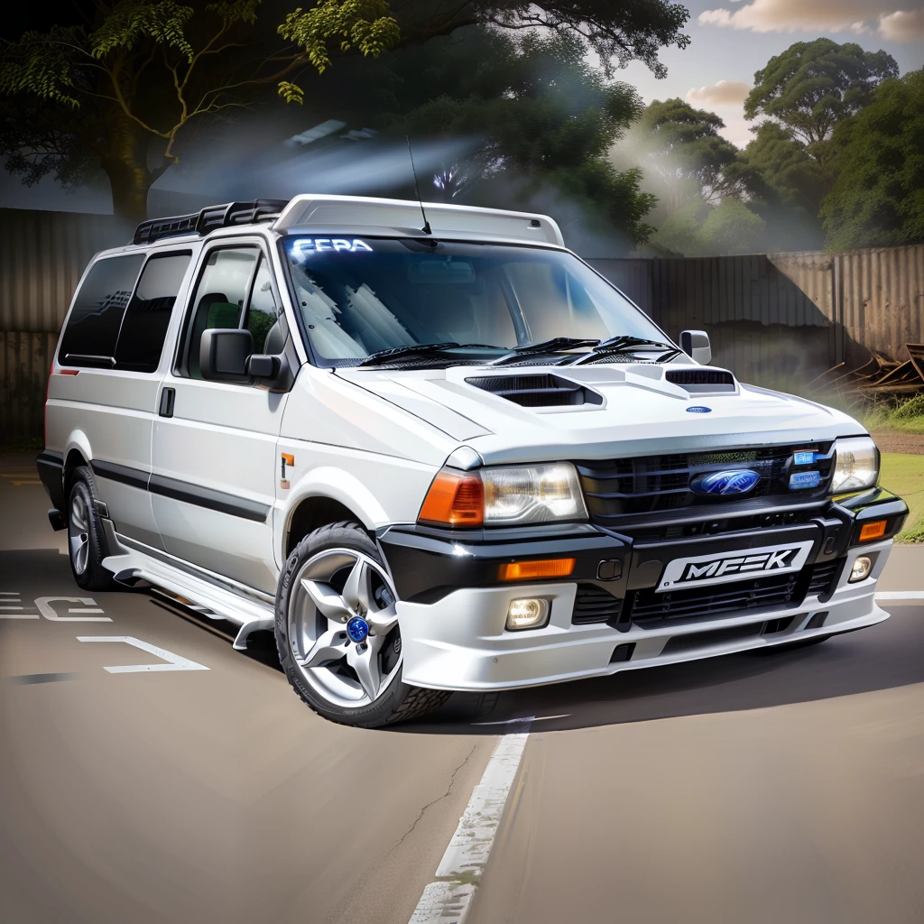 Para Ford foco mk1 tdci 1.8 2002 Realistic Light Grey with Black Angel Tuning Headlights