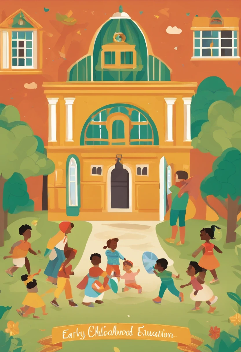 Pamphlet announcing that enrollment for early childhood education is now open,