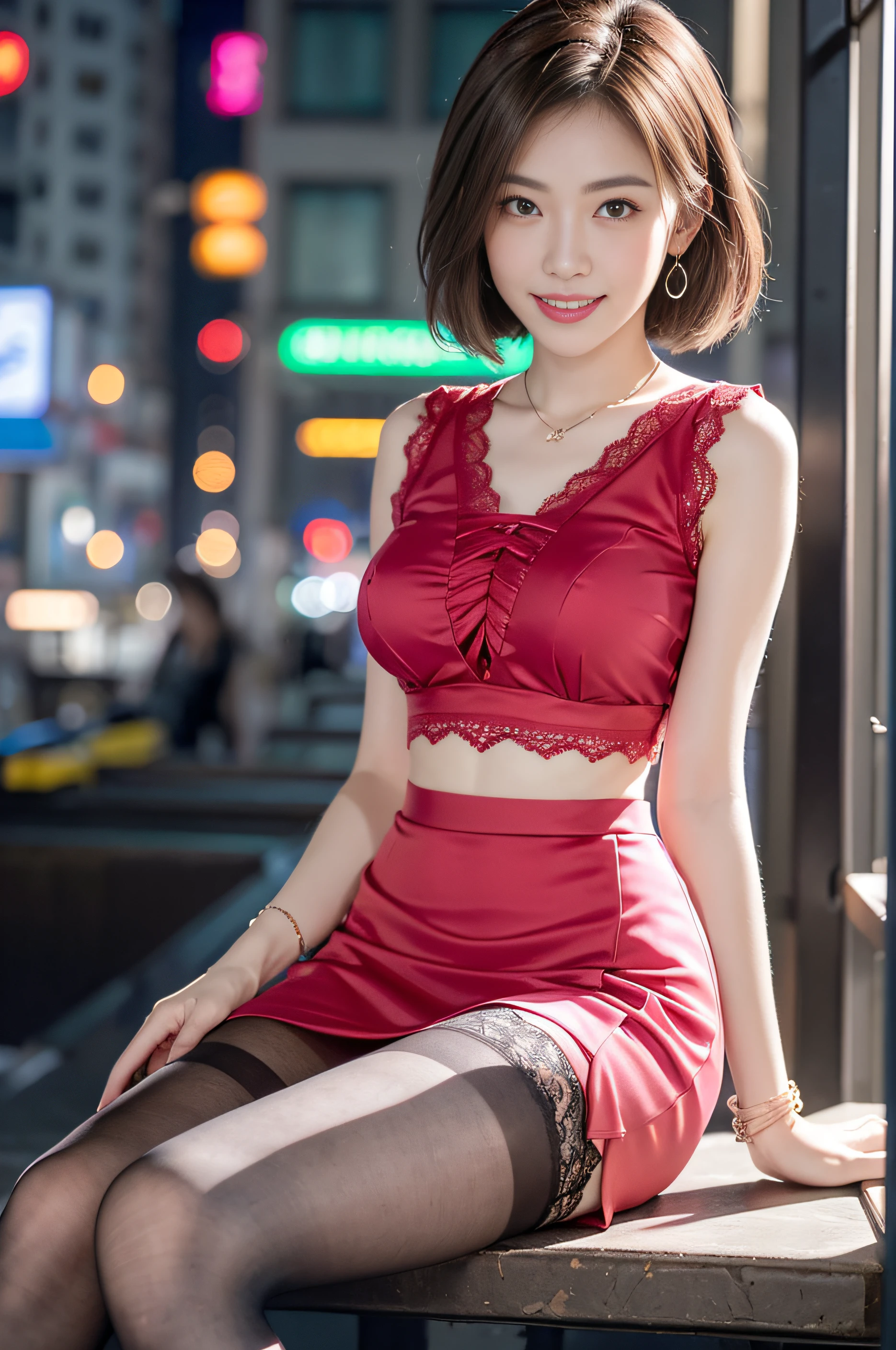((Best Quality, 8K, Masterpiece:1.3)), Focus:1.2, Perfect Body Beauty:1.4, Buttocks:1.2, ((Layered Haircut, Breasts:1.2)), (Wet Clothes:1.1) , (Rain, Street:1.3), Bandeau Dress: 1.1, Highly Detailed Face and Skin Texture, Fine Eyes, Double Eyelids, Whitening Skin, Long Hair, (Shut Up: 1.3), Smile, Pointillism Technique, 
(vibrant dots):1.2, 
optical mixing, playful patterns, 
lively texture, rich colors, 
unique visual effect