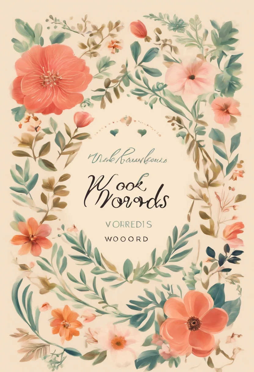make company logo key woords is flowers, essential oils, vintage, heart, elements, flow, playfulness, harmony, imagination, dance, beauty
