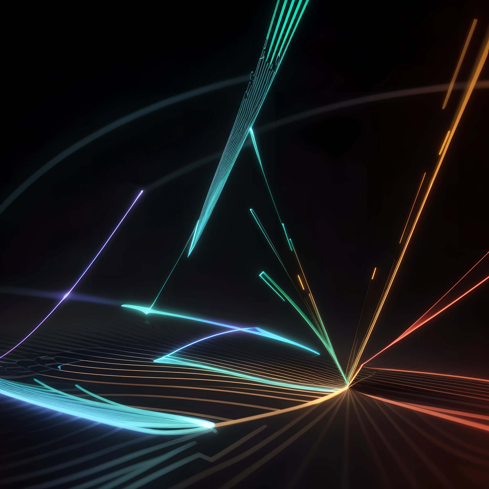 Engaging 3D visualization featuring stunning graphs、glinting