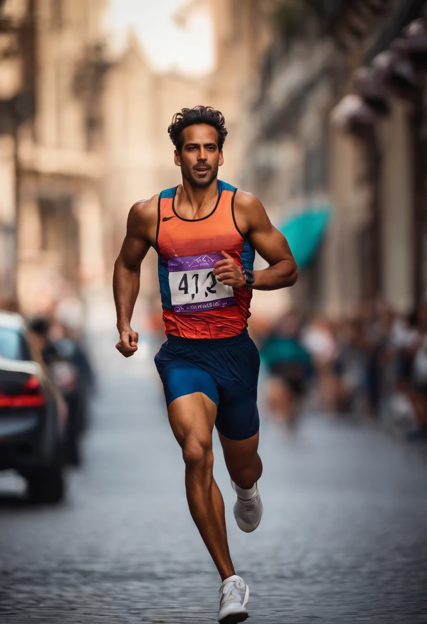 man running