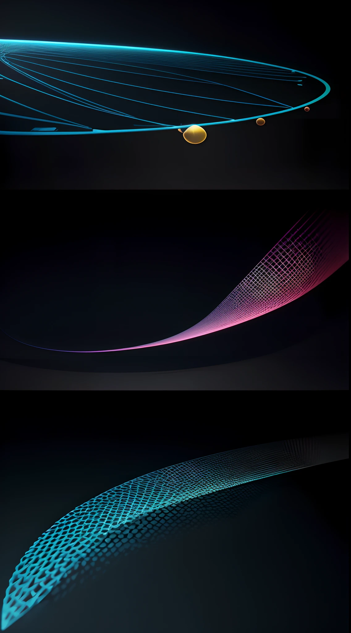 Engaging 3D visualization featuring stunning graphs、glinting
