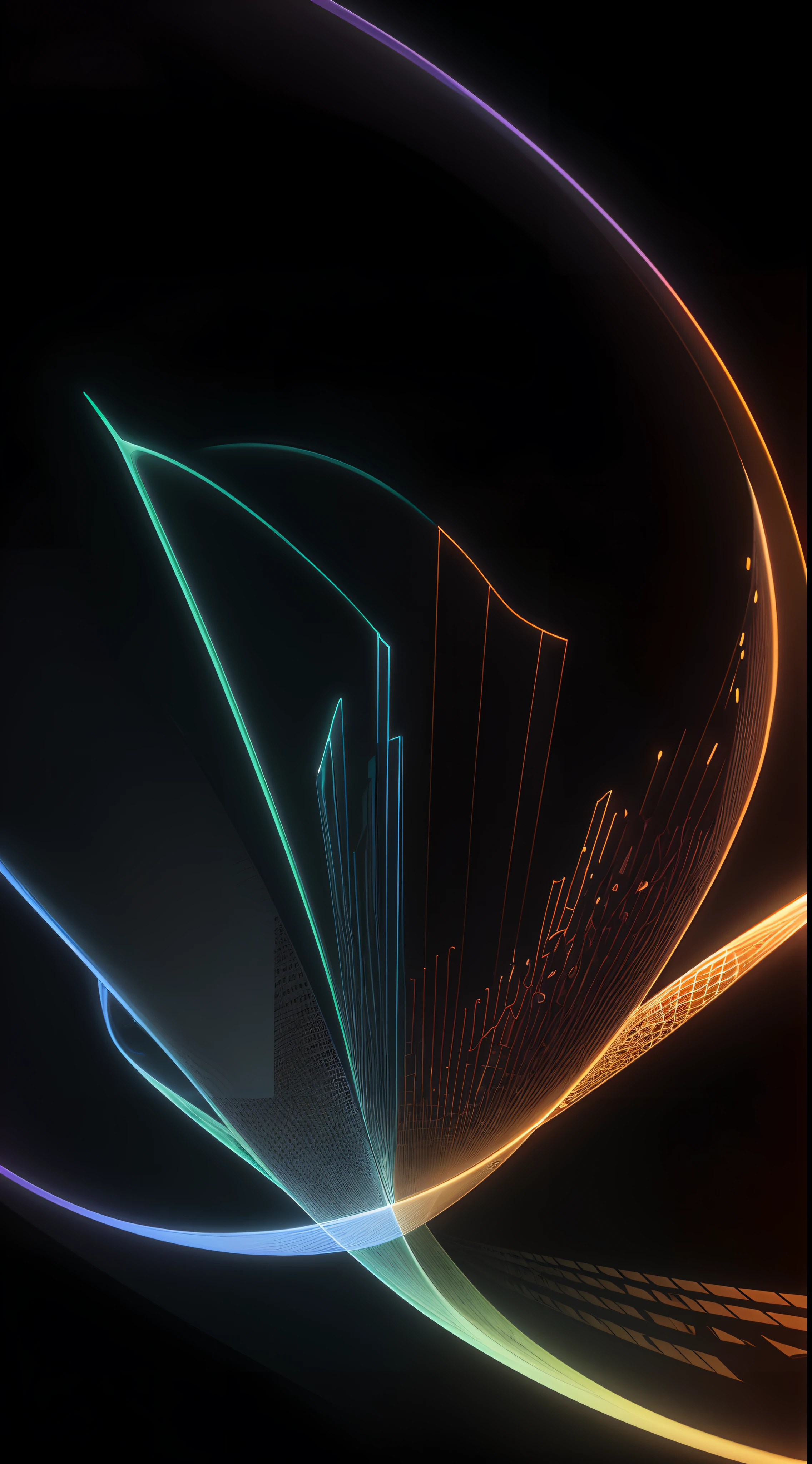 Engaging 3D visualization featuring stunning graphs、glinting