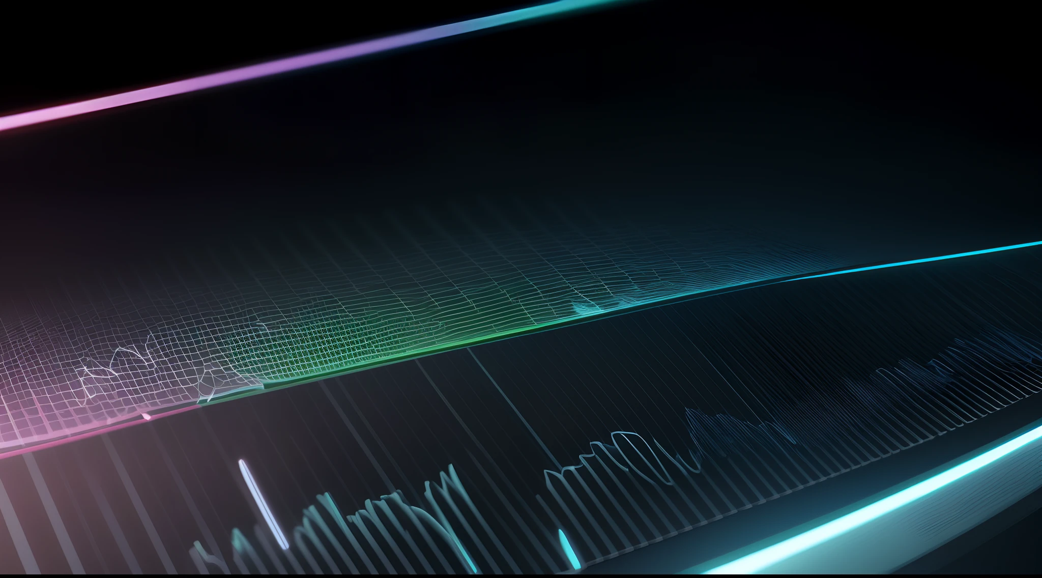Engaging 3D visualization featuring stunning graphs、glinting