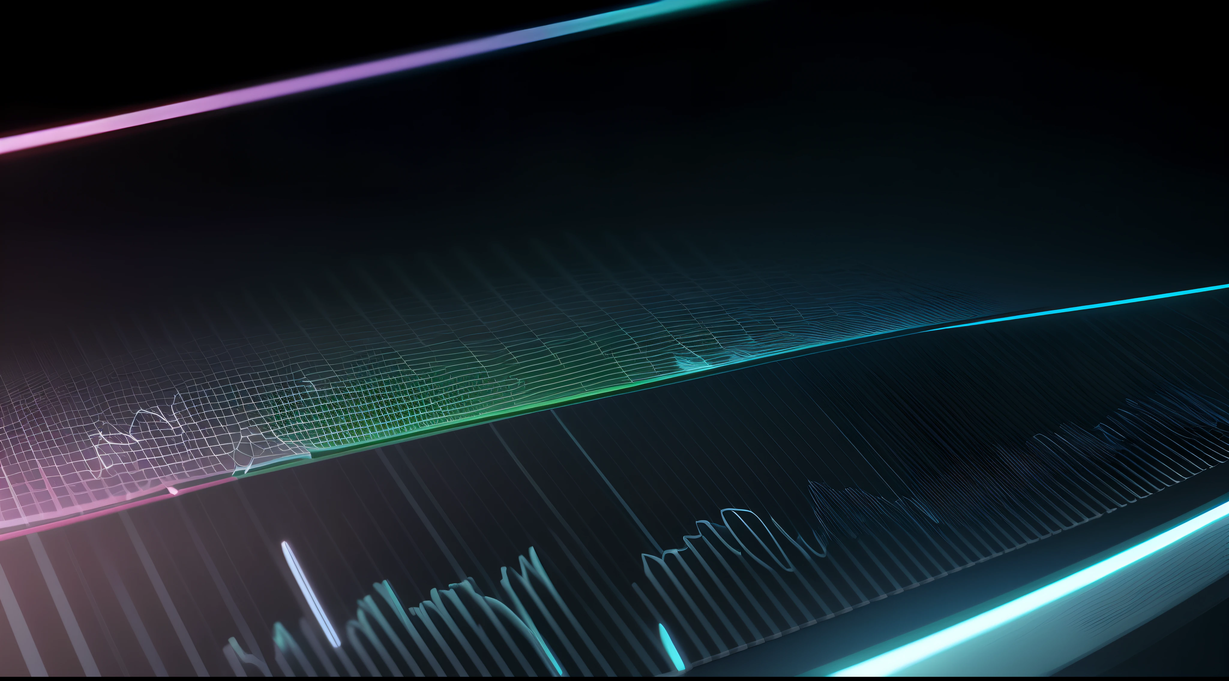 Engaging 3D visualization featuring stunning graphs、glinting