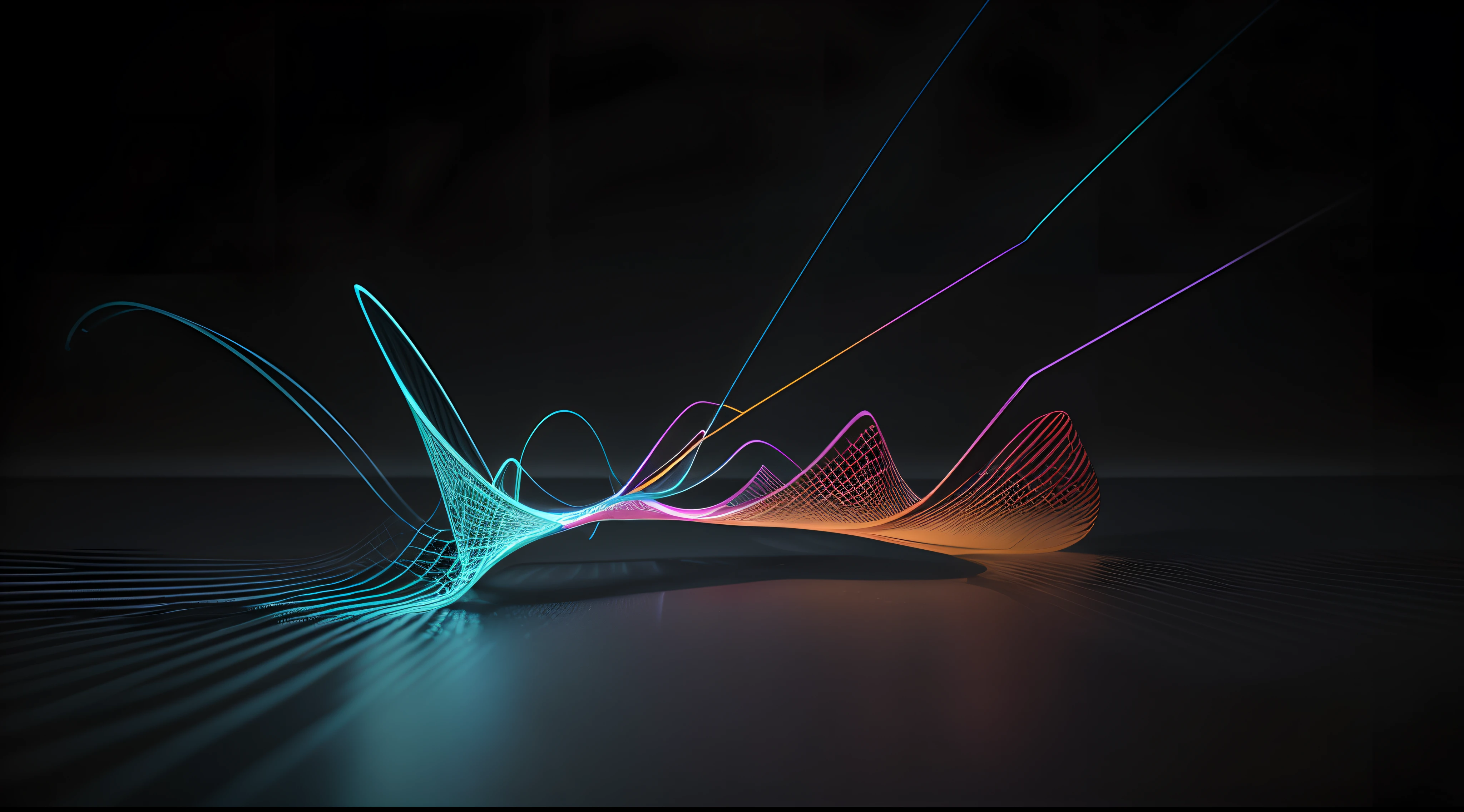 Engaging 3D visualization featuring stunning graphs、glinting