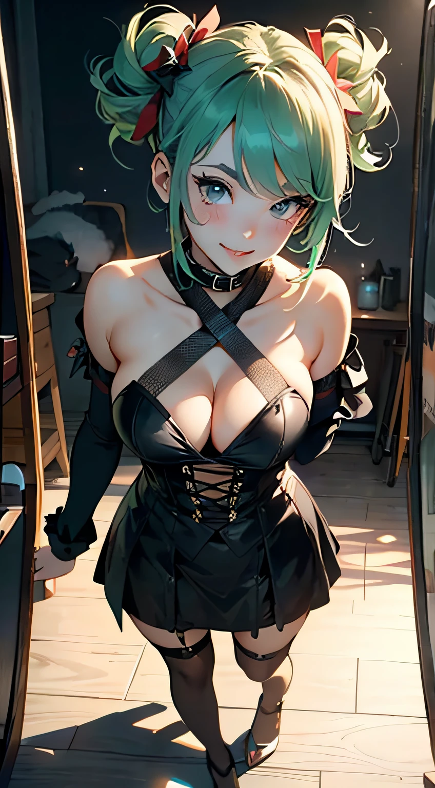 hand hidden at the back