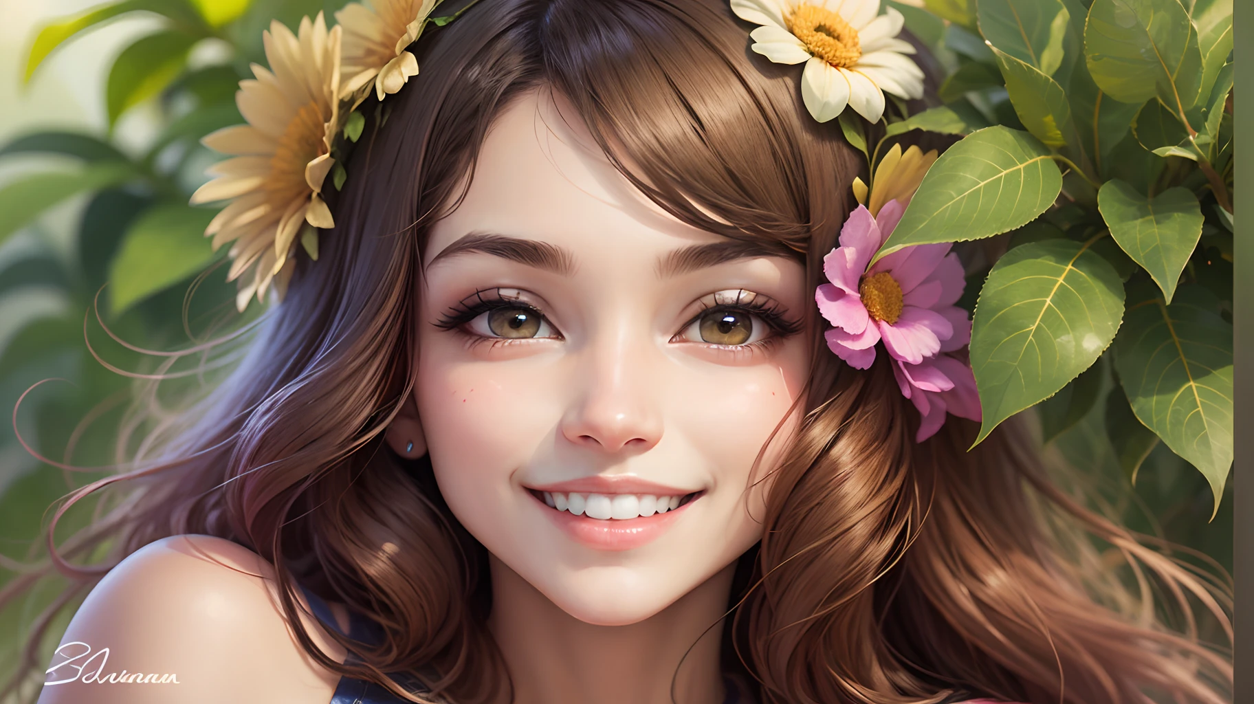 maliana, jeune femme, Brazilian, souriante --auto --s2
