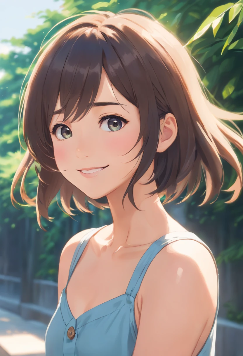 (Side shot of a girl running in the park,(With a delicate textured pattern、Classic sports bra and leggings with orange lines.:1.3).Glossy light brown and orange striped shorthair,disheveled ponytail,Lovely woman,Perfect round face,A cheerful smile that makes the viewer happy,Proper body proportion,masutepiece,Super high-quality output images,hight resolution,Intricate details,Very delicate and beautiful hair,photographrealistic,Dreamy,Professional Lighting,realistic shadow,Solo Focus,Beautiful hands,Beautiful fingers,Detailed finger features,detailed clothes features,Detailed hair features,detailed facial features,
