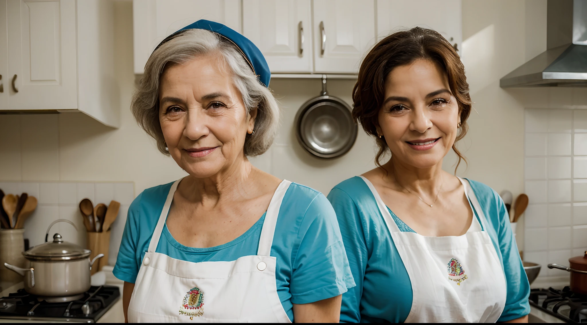 Smiling 76 year old woman with kitchen apron, mujer mayor, abuela, retrato de 60 mm, imagen de retrato, retrato de 7 0 mm, mujer mayor, retrato de 50 mm, anciana, la mirada de una persona mayor, retrato en el lado izquierdo de la imagen, retrato de alta calidad , foto retrato, mujer sonriente, abuela linda mujer, retrato de una anciana, anciana. fondo de cocina difuso desenfocado