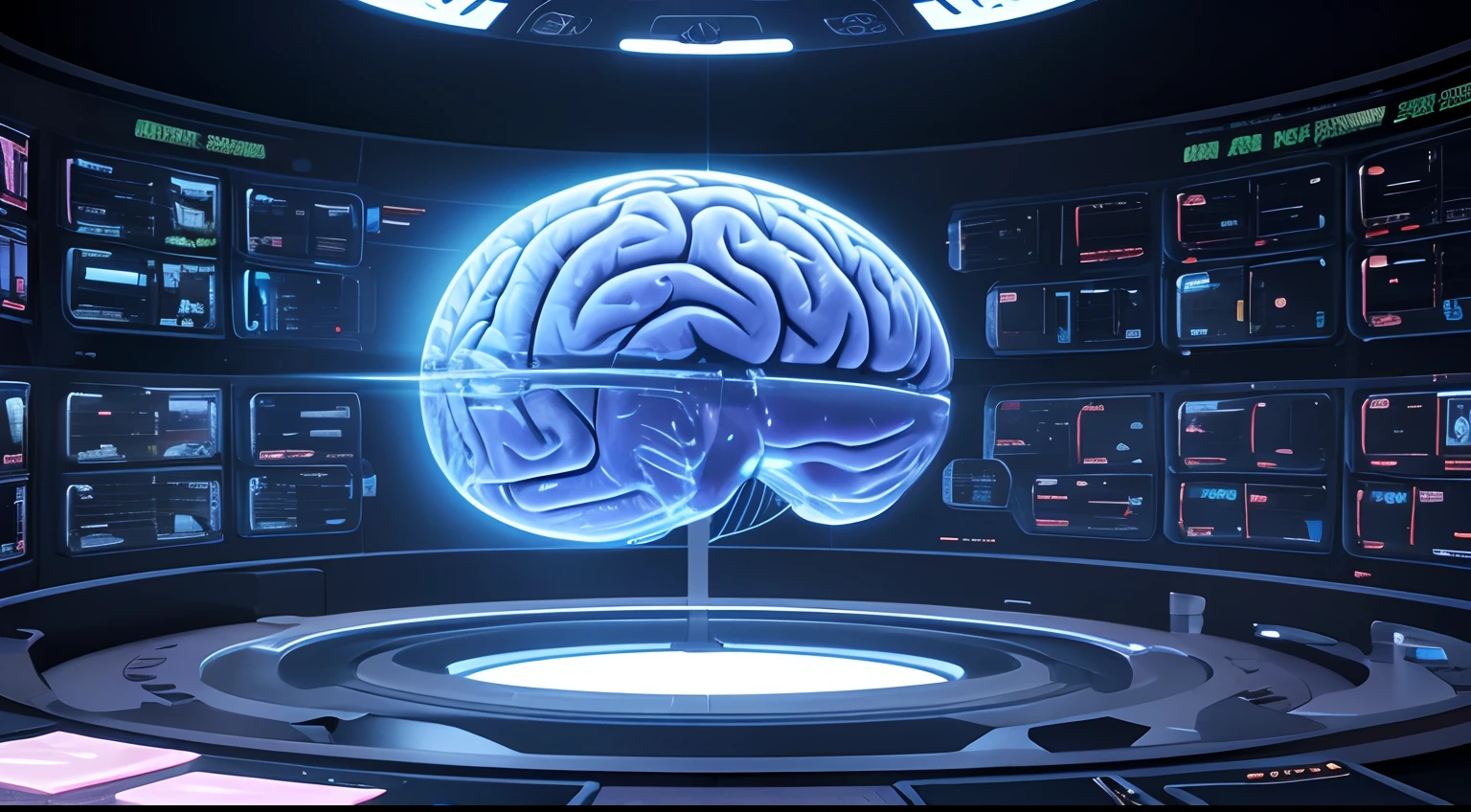 Massive brain-computer interface brain development structure research center
