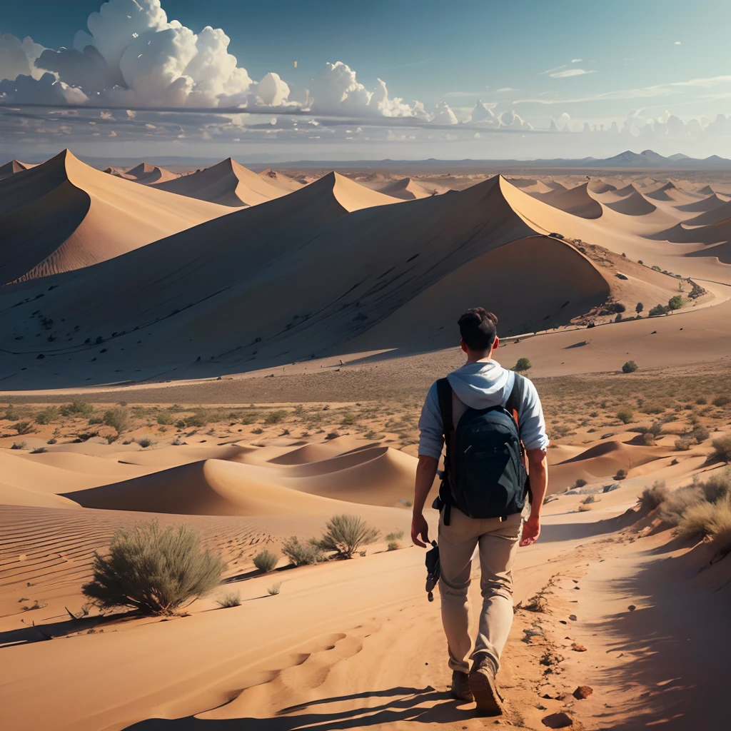 Man in the Desert --auto --s2