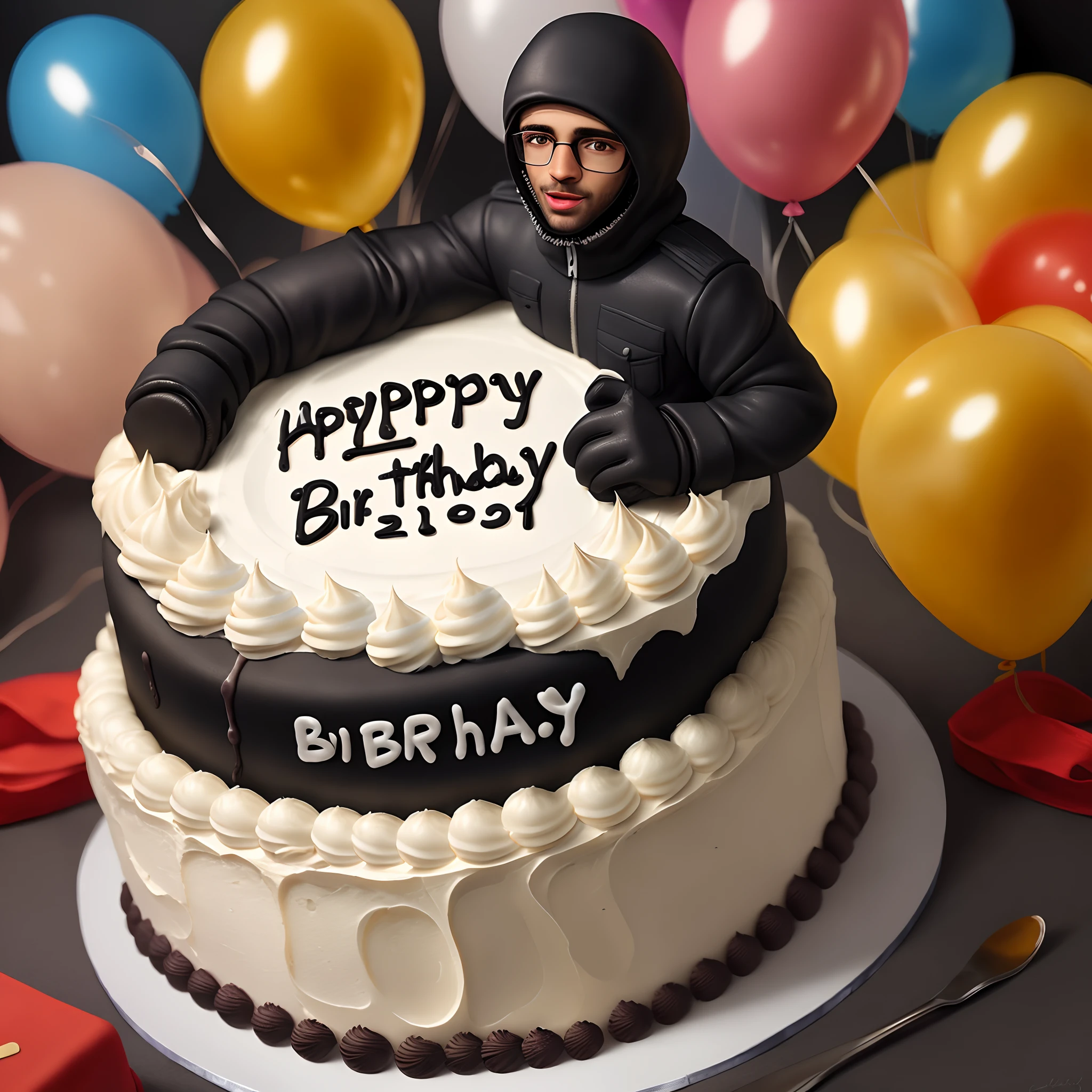 hijacker terrorist birthday cake