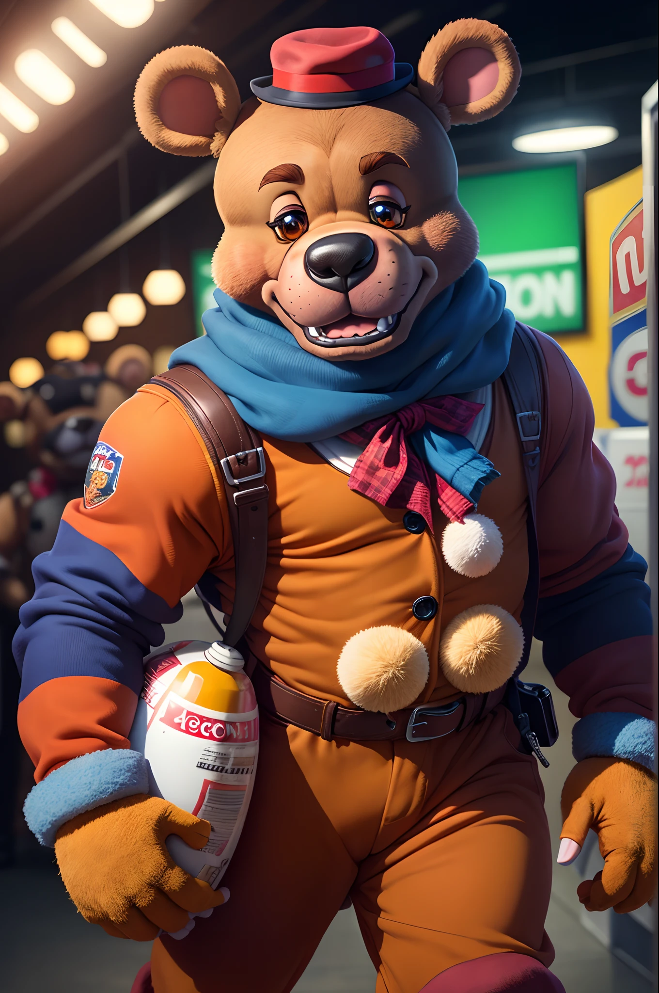 Freddy fazbear is ballin