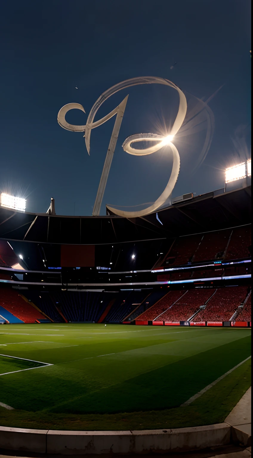 Football Stadium with epic light
