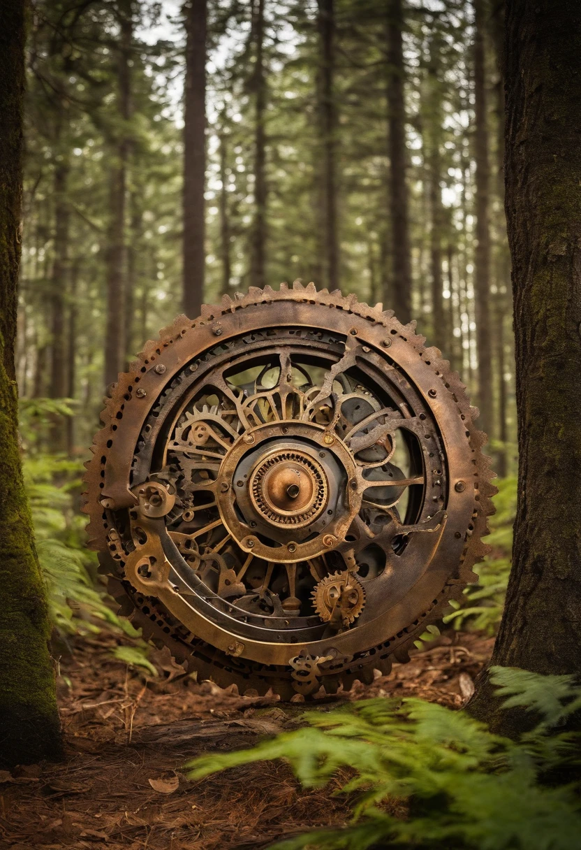 Iron Disc Flying in the Forest