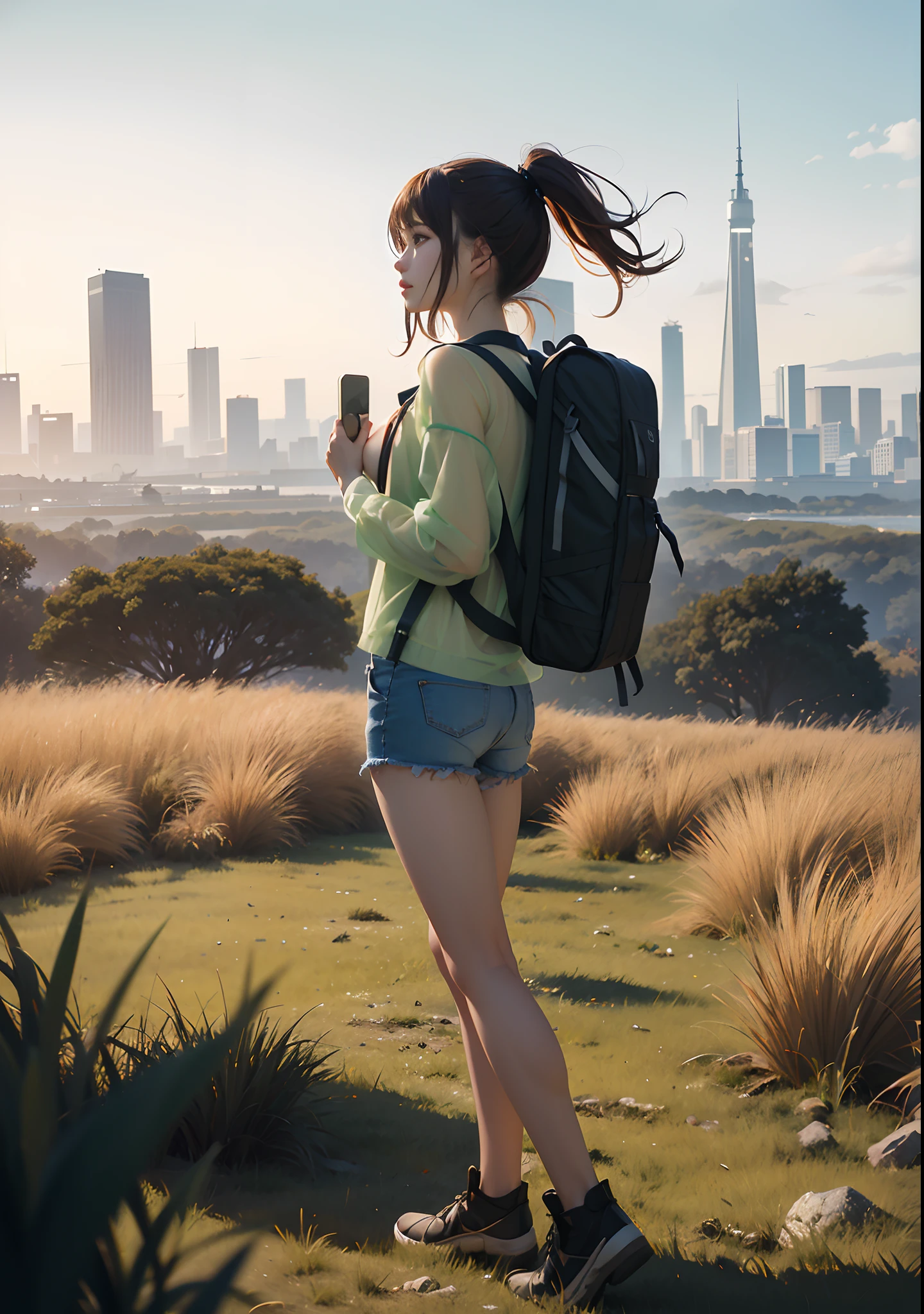 masutepiece, (Best Quality:1.4), Realistic, extremely detailed CG unified 8k wallpaper, ighly detailed, High-definition raw color photos, professional photograpy, Realistic portrait, Cinematic Light, Beautiful detailed, 1girl in, (Naked:1.5), Beautiful big breasts, breasts details, Exposed breasts, (cleavage of the breast:1.2), (Fine face:1.2), Close up of a girl in Beautiful clothes with wide open front, Bare shoulders, (transparent Beautiful clothing with a wide open chest:1.4), open chest wide, Undress、No bra, , (cameltoe details), Outdoors, high intricate detailed, float, cum on, Sense of truth, beautiful landscape forest, castle, sexy lighting,