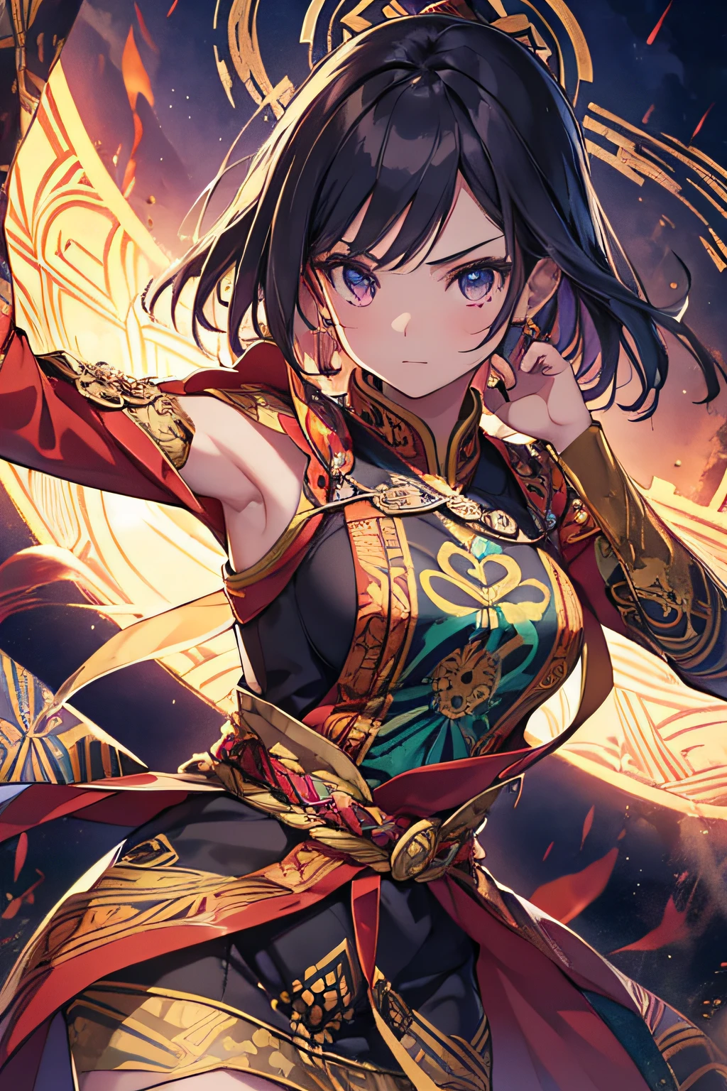 lore: Nahida(Genshin impact) em uma cidade futurista