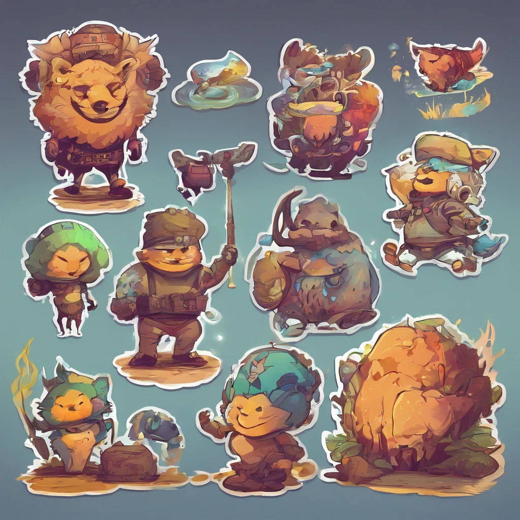 cartoon characters of different types and sizes are shown in this set, cute cyber gods, monster character design, character art of maple story, cute monster character design, game character design, chibi art, game character art, advanced digital chibi art, binding of isaac, splashcreen character art, mobile game art, game characters, cute artwork, the binding of isaac