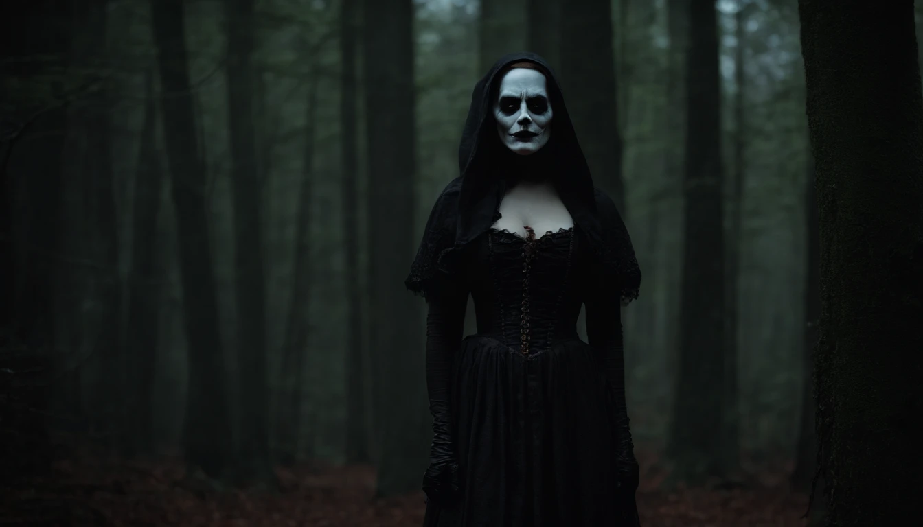 (best quality,highres,masterpiece:1.2),ultra-detailed,realistic,horror,group of people,fancy dress costume,scary atmosphere,dark lighting,spooky background,haunting expression,eerie makeup,terrifying masks,creepy ambiance,horror movie style,gothic setting,disturbing vibes,macabre decor,unsettling shadows,mysterious fog,ominous atmosphere,costumed guests,ghastly appearance,nightmarish theme,eerie ambiance,gloomy setting,blood-curdling scene,haunting details,terrifying figures,unsettling environment,cryptic props,horror-themed party,creepy costumes,frightening decorations,horror movie characters,fear-inducing visuals,eerie soundtrack,vivid colors,dramatic lighting,hauntingly realistic,horror fanatics,dark and twisted.