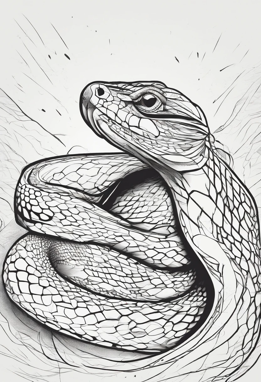 A ferocious python