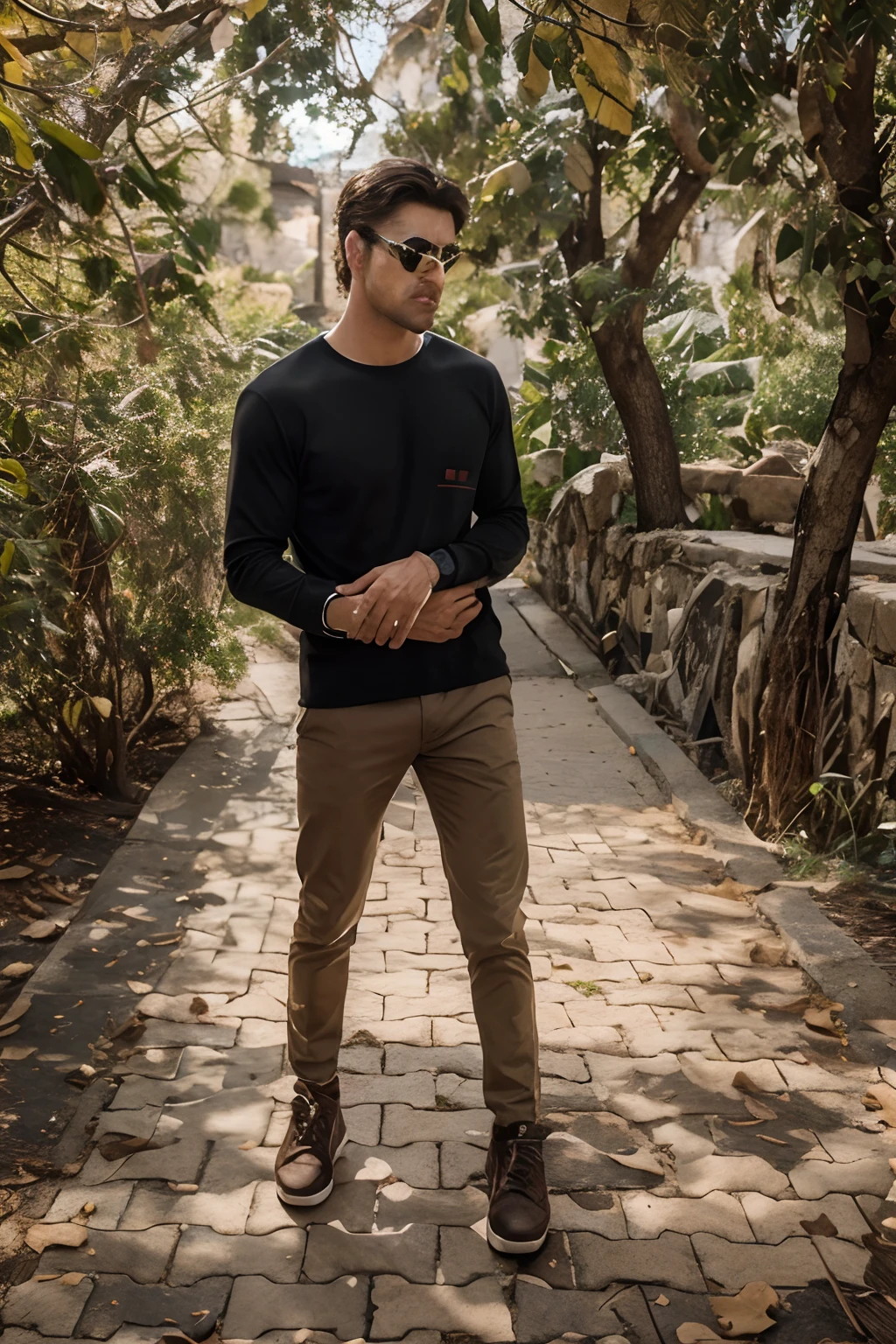 Background change handsome 8k ultra full HD