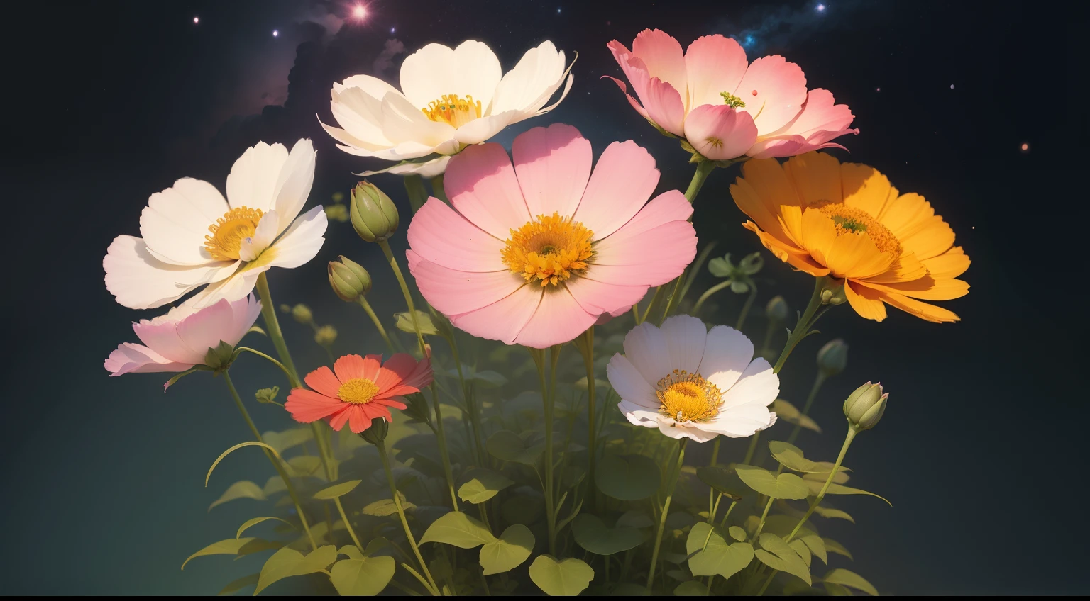 1080px cosmos flower background plant