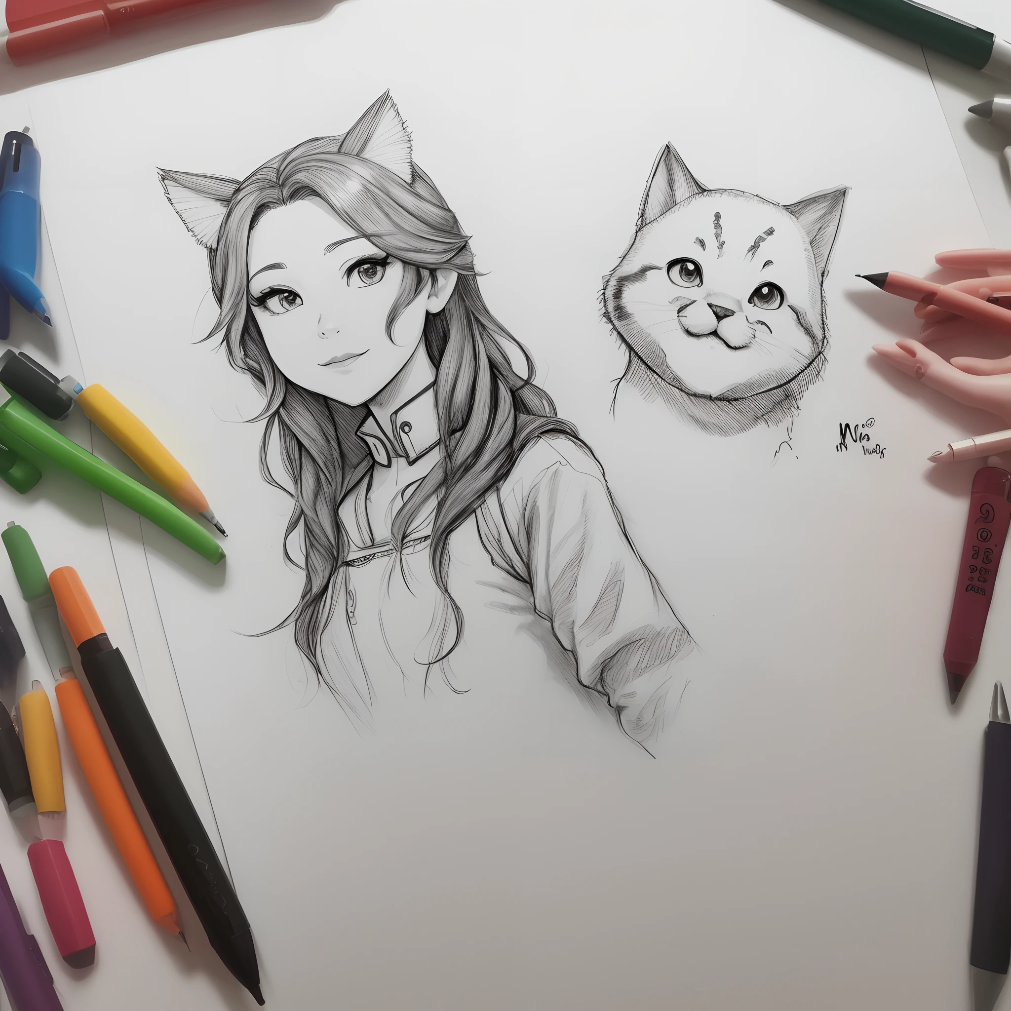 Desenhar uma mao desenhando
