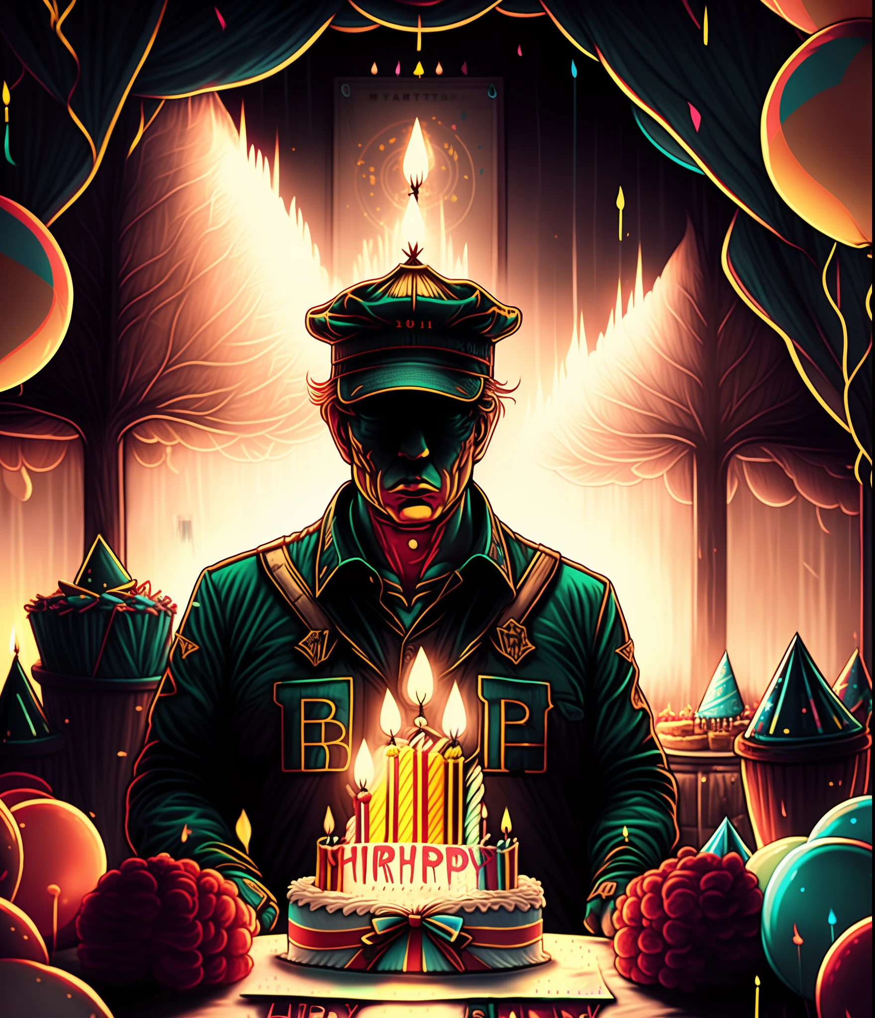 Donald Trump super soft birthday party at hunting camp