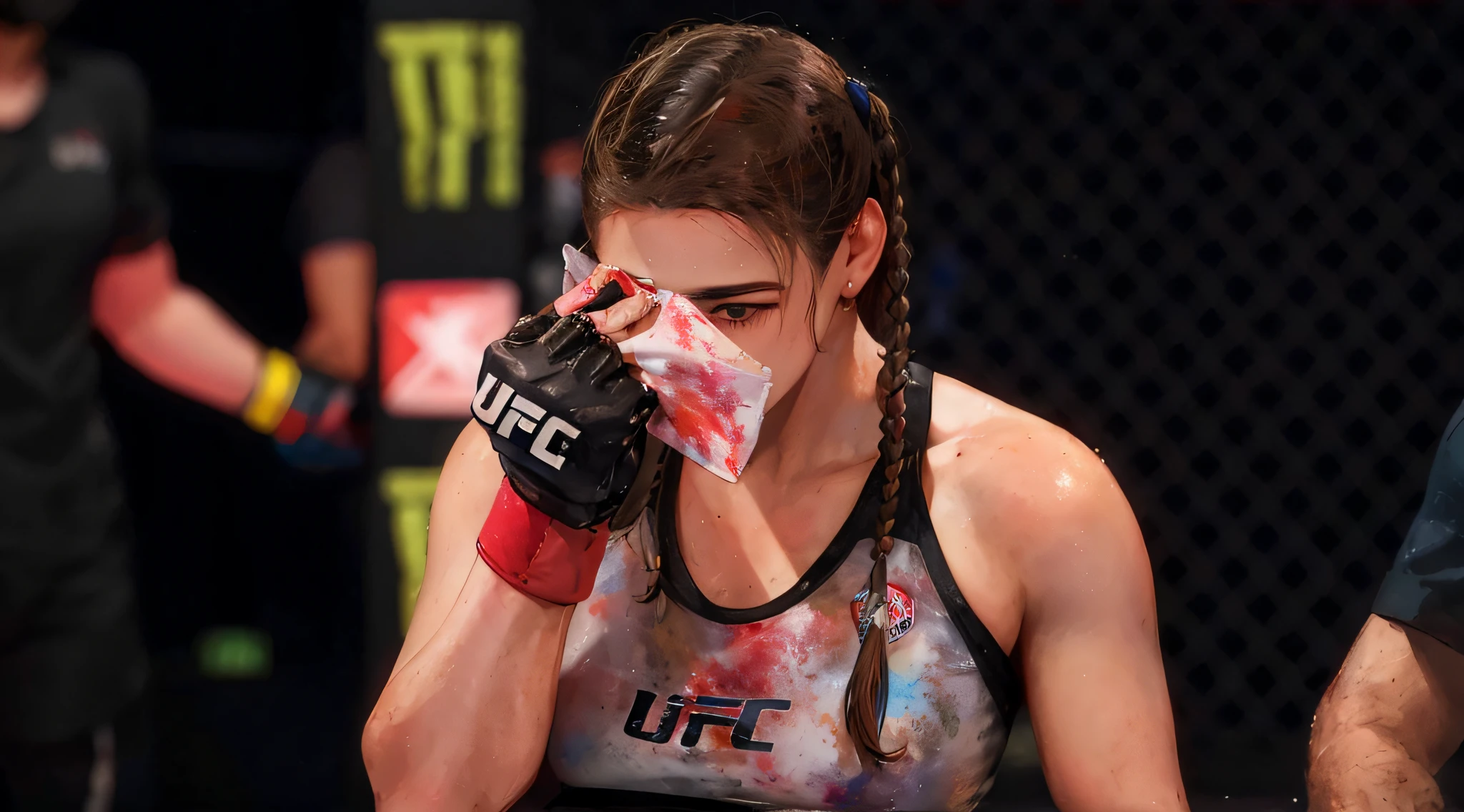 Pintura Anime Realista remover texto ufc