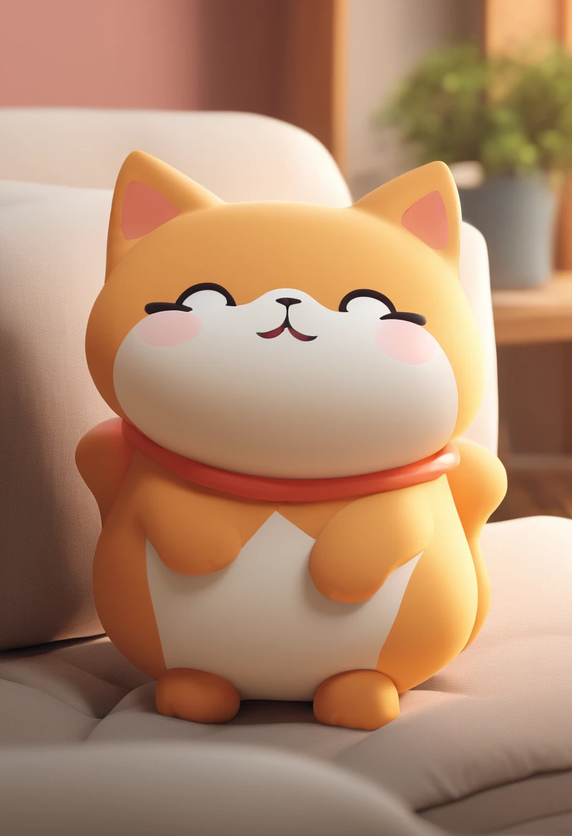 Squishmello couch looks like a cat comfortable looking