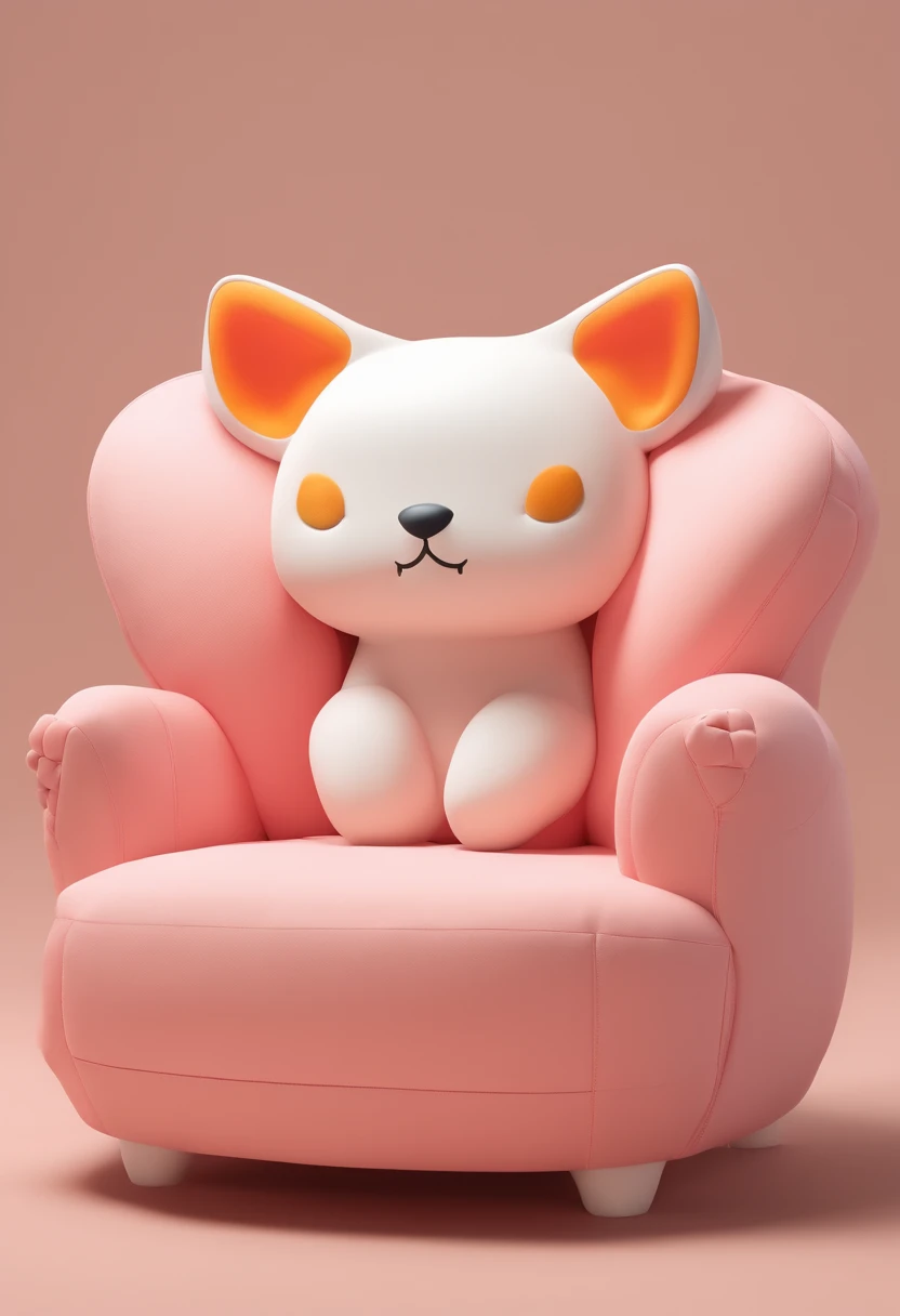 Squishmello couch. looks like a cat, comfortable looking.