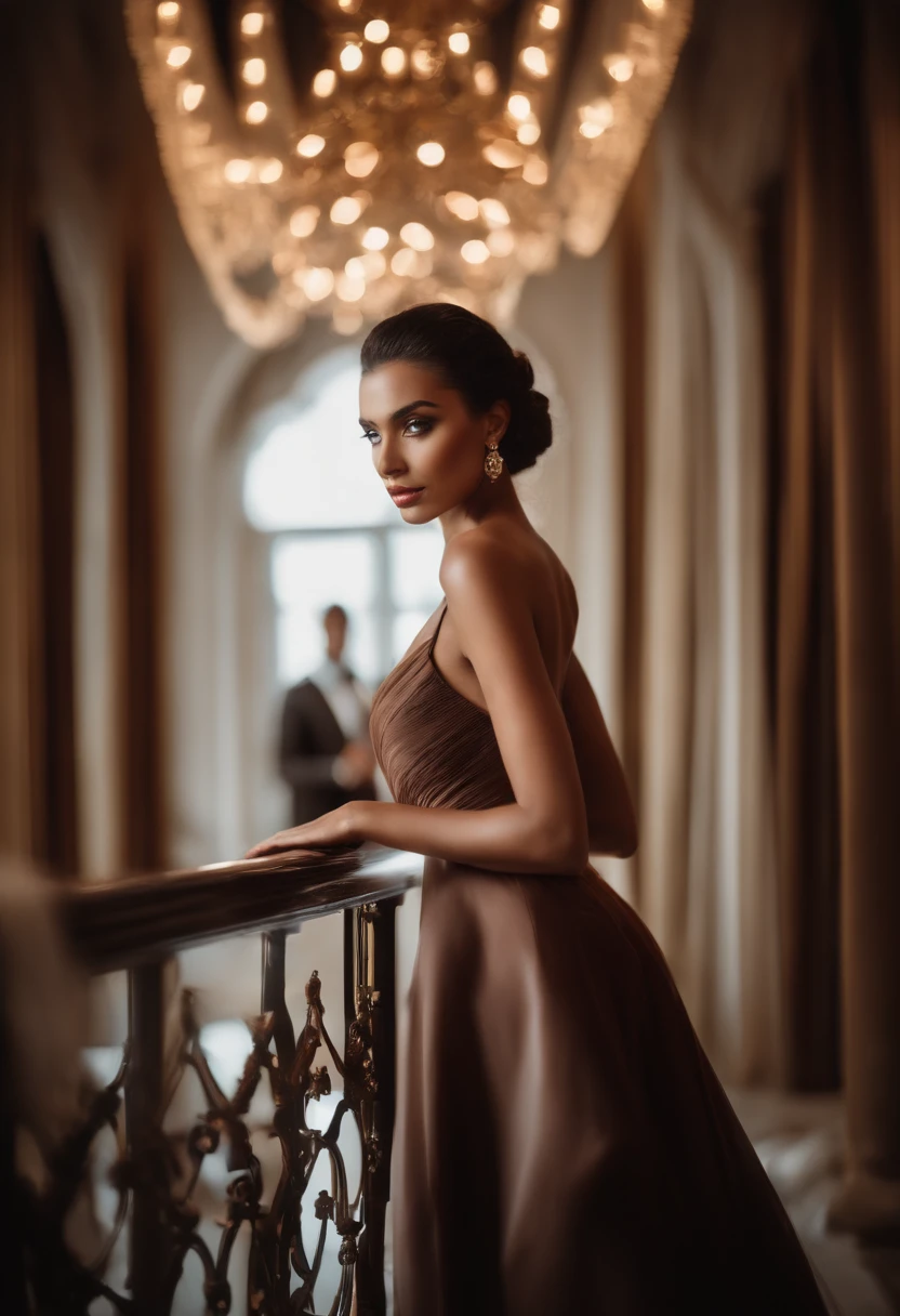(high quality, 4k, detailed:1.2), ultra-detailed, (realistic, photo-realistic:1.37), provocative pose, captivating gaze, luxurious setting, elegant curves, standout makeup, alluring lighting, mysterious atmosphere, seductive allure, glamorous fashion, sensual expression, seductive ambiance, (sophisticated, elegant:1.1) composition, (sensuous, passionate:1.1) vibes, polished appearance, sensual confidence, intriguing shadows, (stylish, chic:1.1) outfit, confident posture, (dramatic, intense:1.1) perspective, (charming, captivating:1.1) allure, alluring charm, perfect symmetry, mesmerizing eyes, (glamorous, sexy:1.1) aura, (posh, luxurious:1.1) hotel interiors, (elegant, modern:1.1) furniture, (inviting, seductive:1.1) hallway, (sleek, polished:1.1) surfaces, (seductive, intimate:1.1) feel, (sensual, alluring:1.1) composition, (provocative, intriguing:1.1) narrative, (attractive, captivating:1.1) aesthetic, (sophisticated, enticing:1.1) vibe, edgy atmosphere, exquisite details, enchanting ambiance, (striking, eye-catching:1.1) colors, (vibrant, bold:1.1) palette, sensuous movement, magnetizing presence.